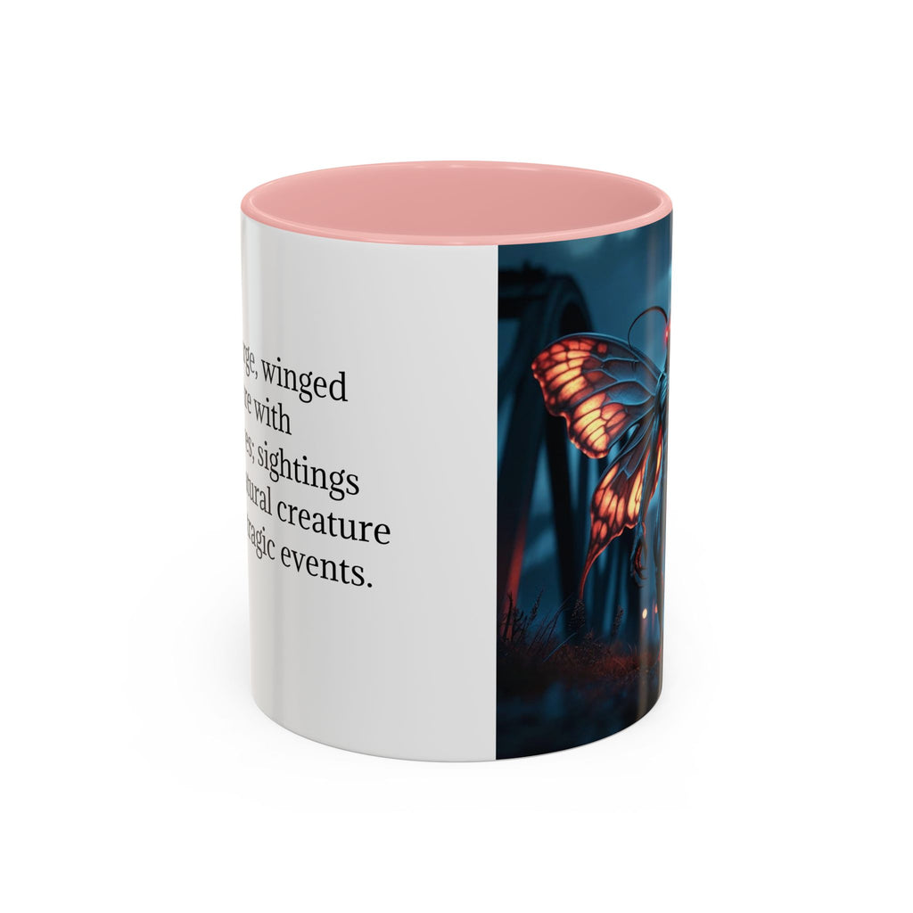 Mothman Coffee Mug: Supernatural Monster, Legendary Creature, Cryptid Gift (Bridge)