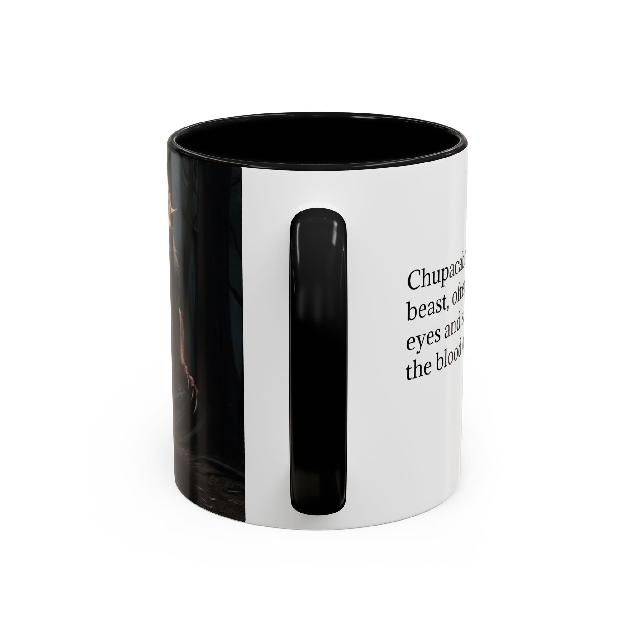 Chupacabra Coffee Mug: Supernatural Beast, Mexican Folklore Gift, Mythical Canine Cryptid