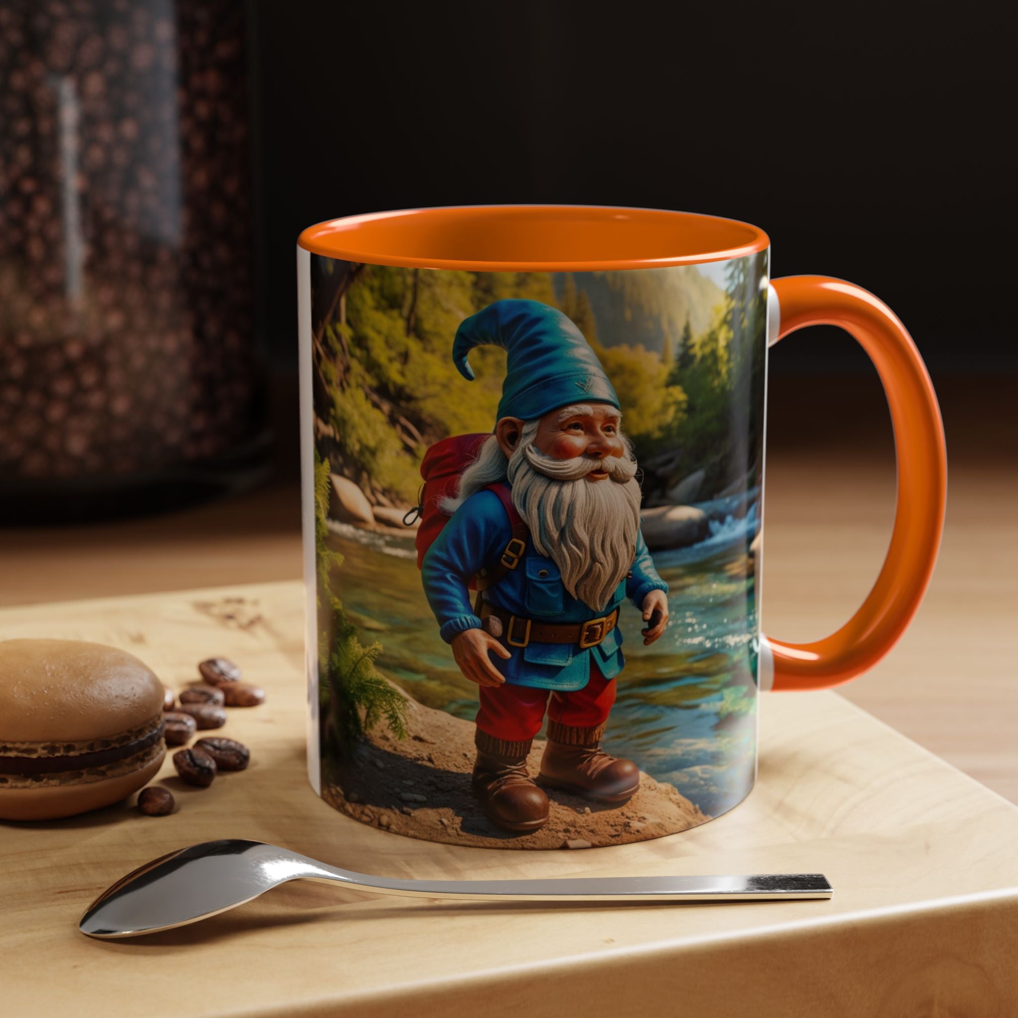 Gnome Mug: Nordic Folklore Gift, Scandinavian Nisse, Enchanted Creature Coffee Cup