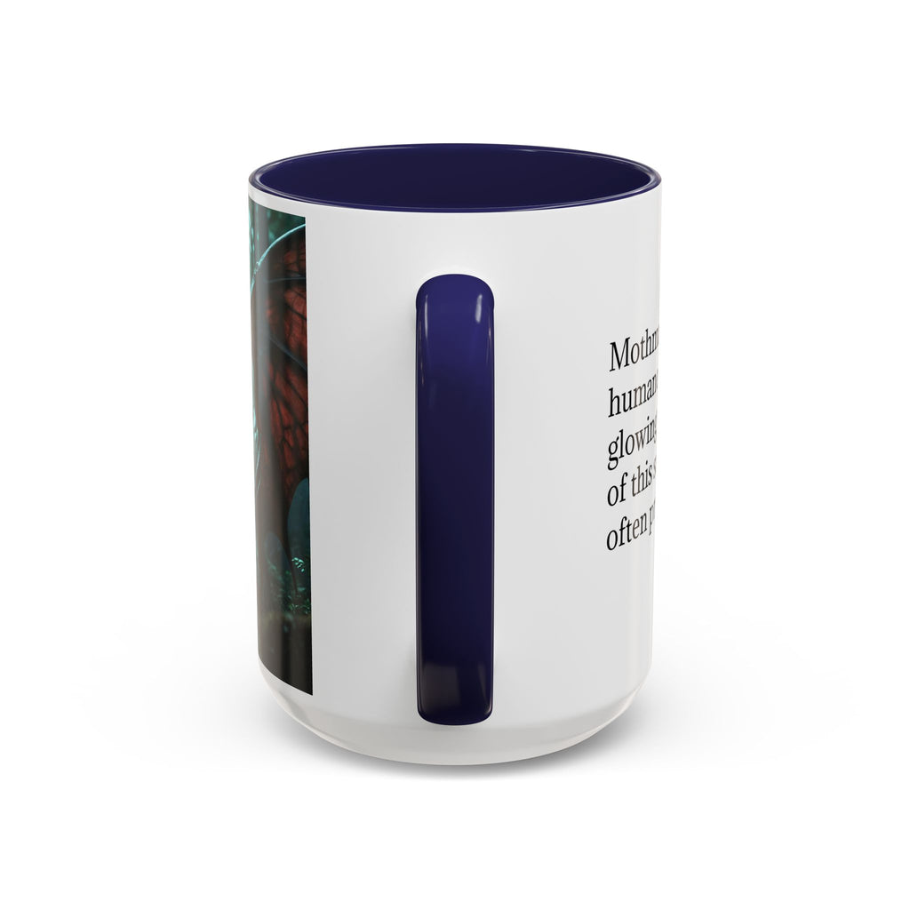 Mothman Mug: Supernatural Monster, Cryptid Mug, Mythical Creature, Urban Legend (Crouching)