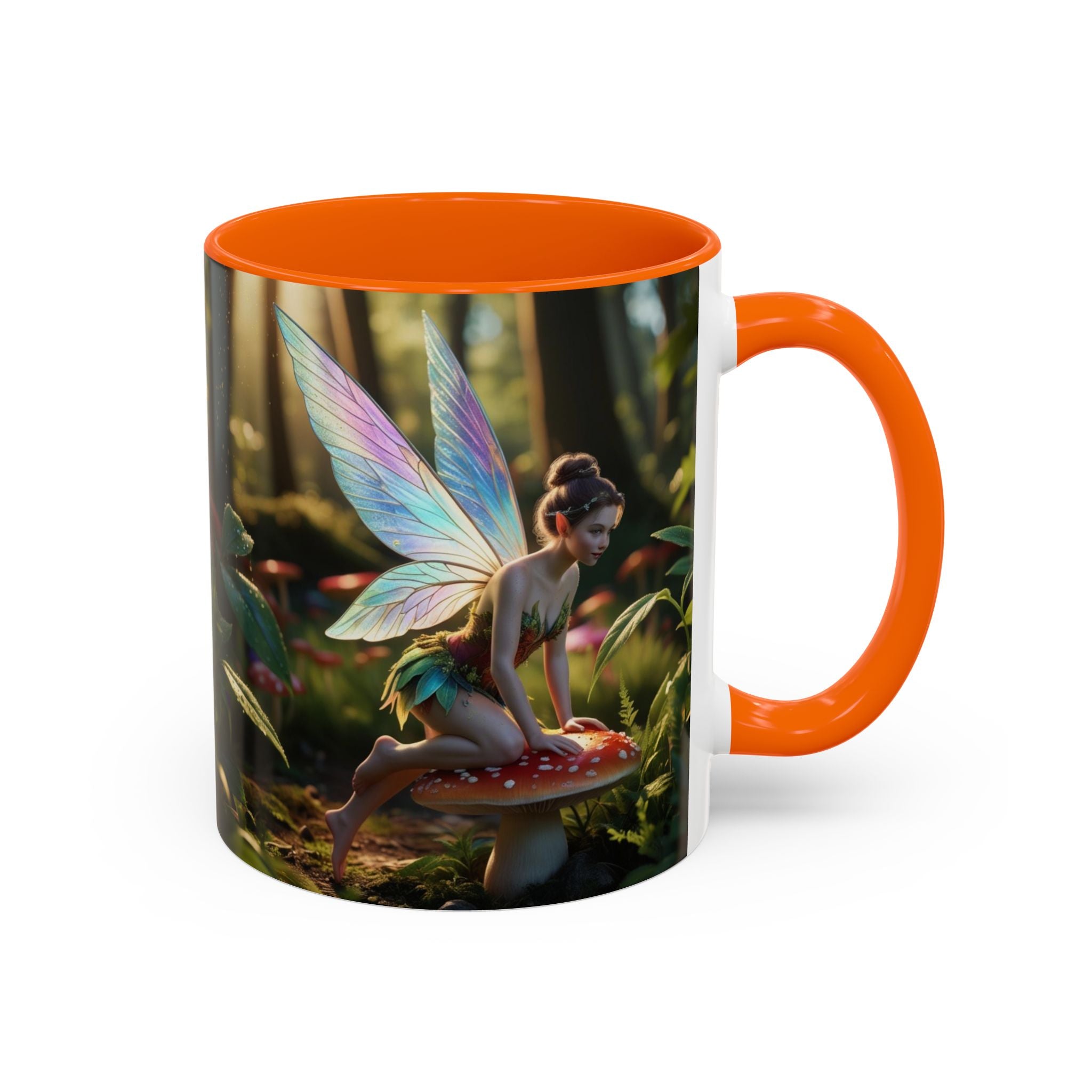 Fairy Coffee Mug: Whimsical Gift, Enchanted Toadstool Pixie Garden, Cottagecore Teacup