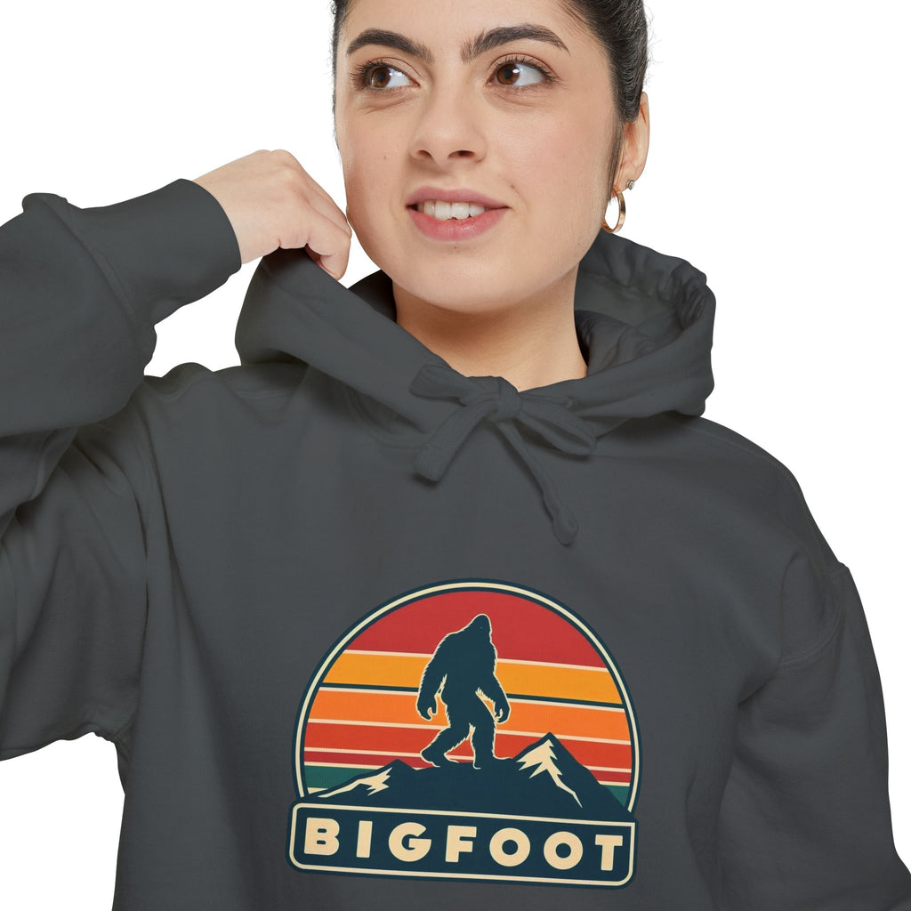 Bigfoot Hoodie Comfort Colors® | Sasquatch Sweatshirt, Cozy Unisex Pullover, Wilderness Adventure Apparel,