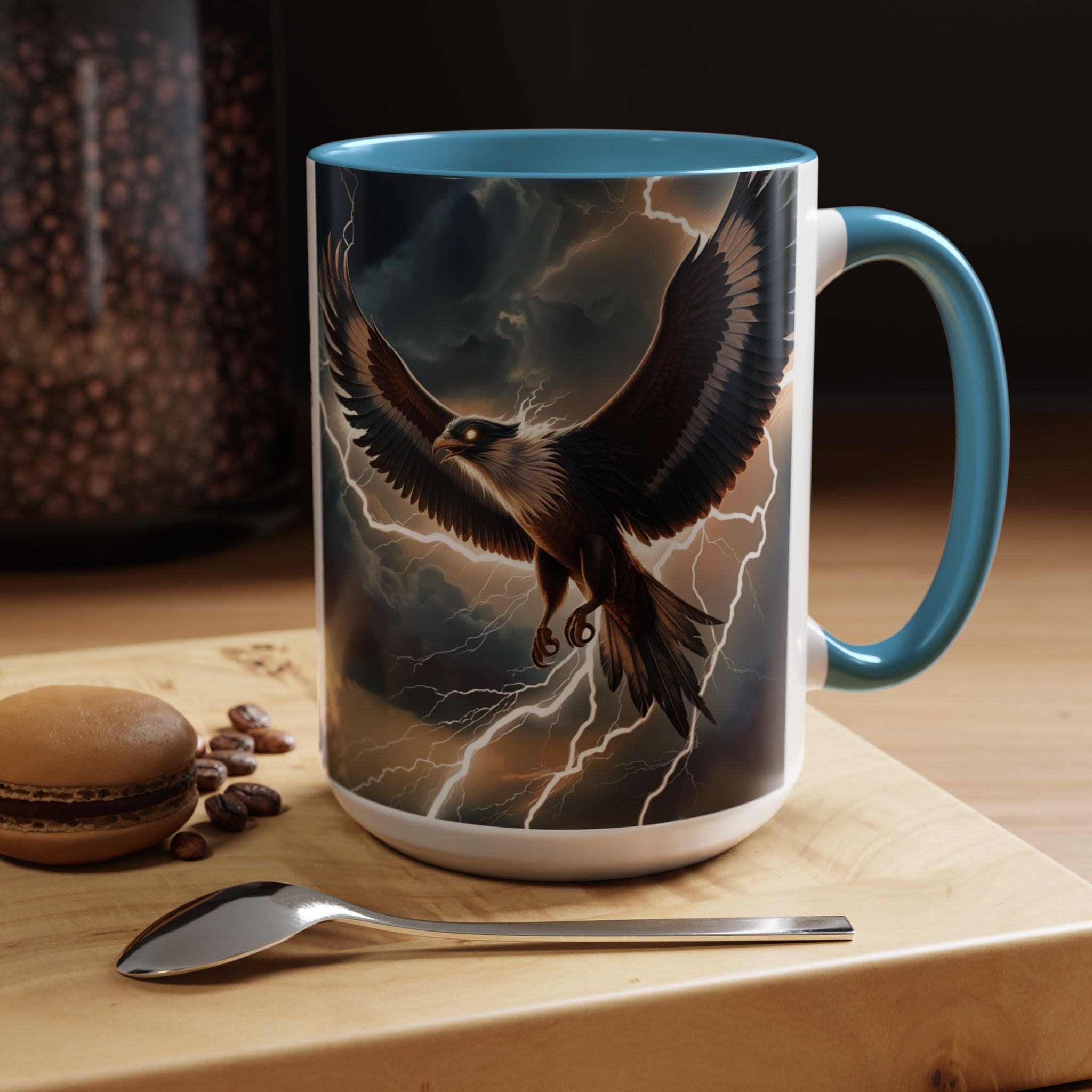 Thunderbird Coffee Cup: Legendary Creature, Spirit Animal, Cryptid Mugs for Men