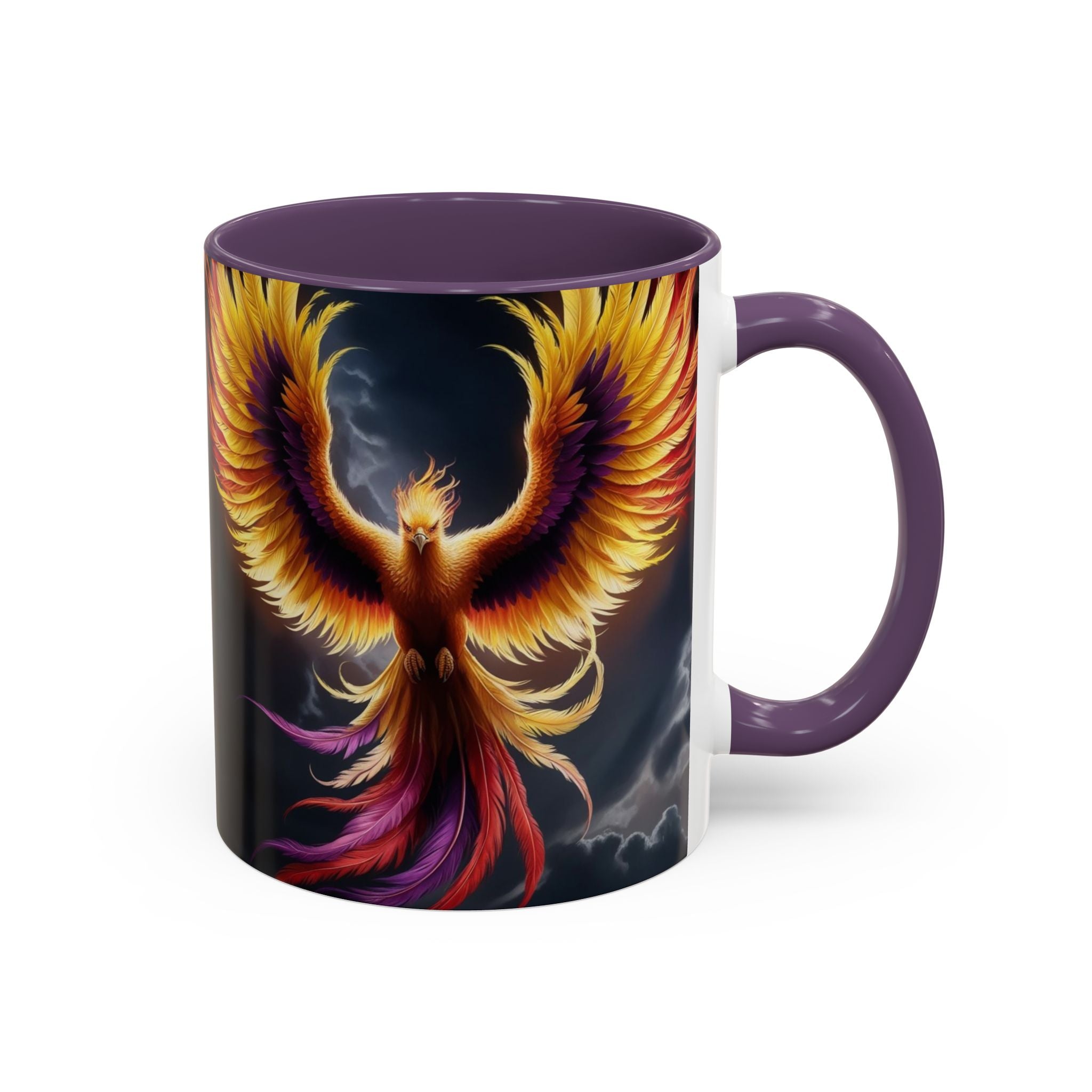 Phoenix Coffee Mug: Mythical Firebird Ceramic Cup, Fantasy Mug, Legendary Creature