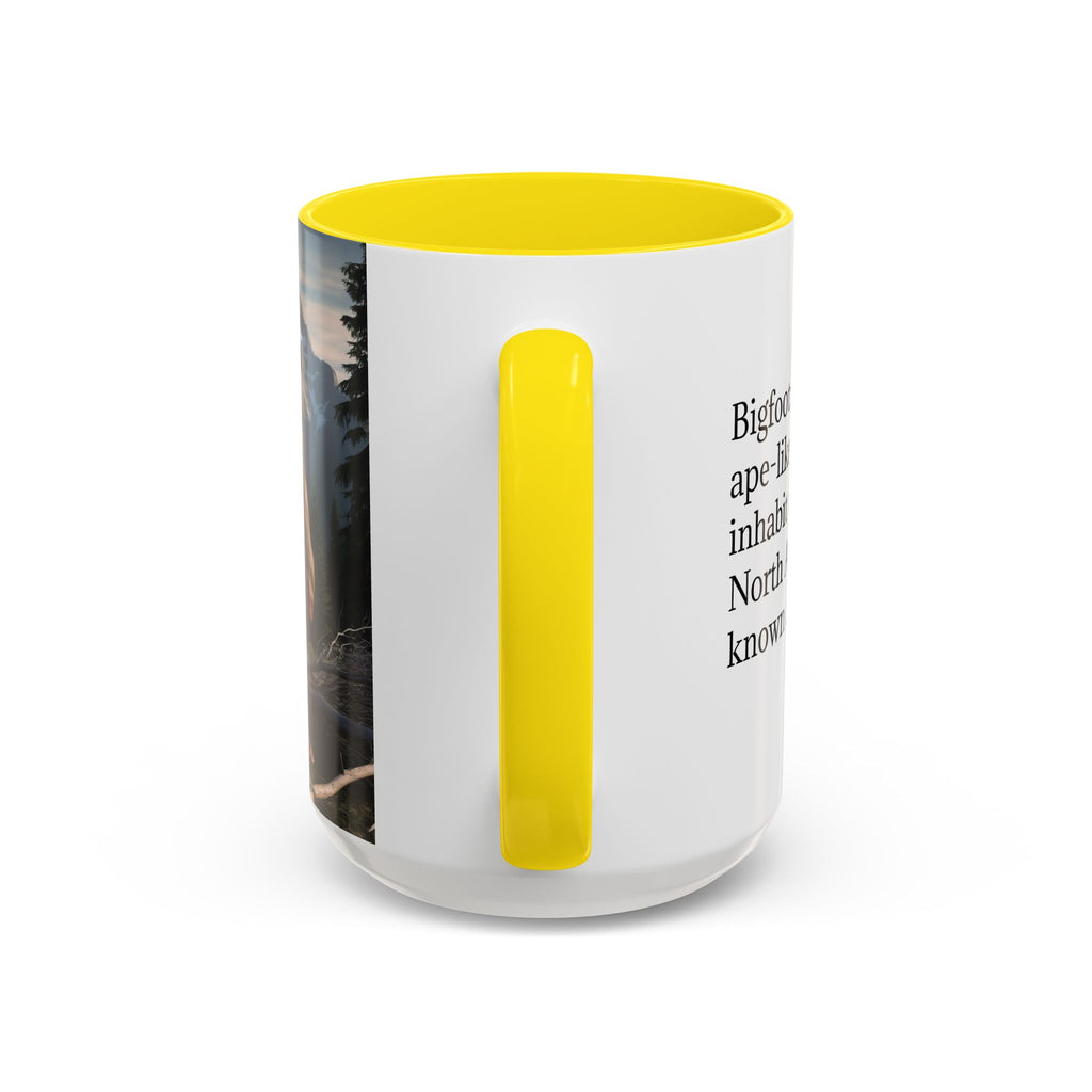 Bigfoot Mug: Sasquatch Coffee Cup, Mythical Creature, Camping Mugs for Men, Cryptozoology