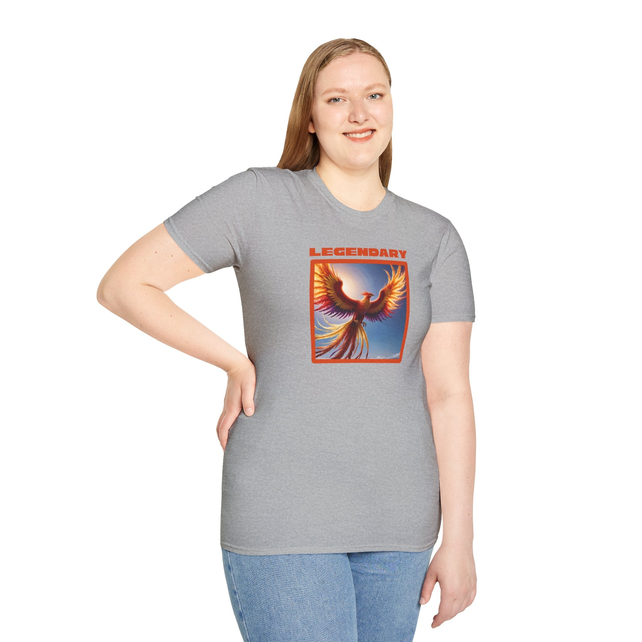 Phoenix Shirt: Legendary Bird Graphic Tee, Phoenix Rising, Mythical Creature Tshirt