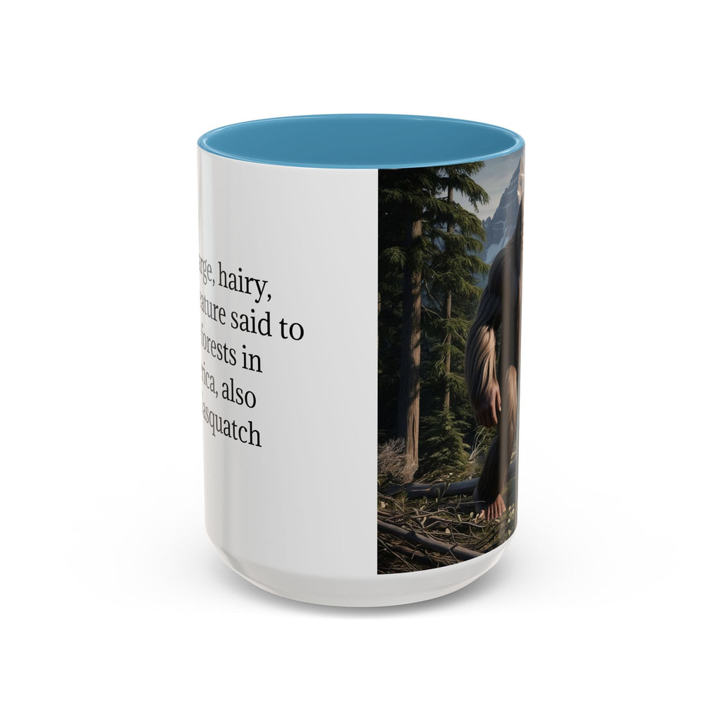 Bigfoot Mug: Sasquatch Coffee Cup, Mythical Creature, Camping Mugs for Men, Cryptozoology