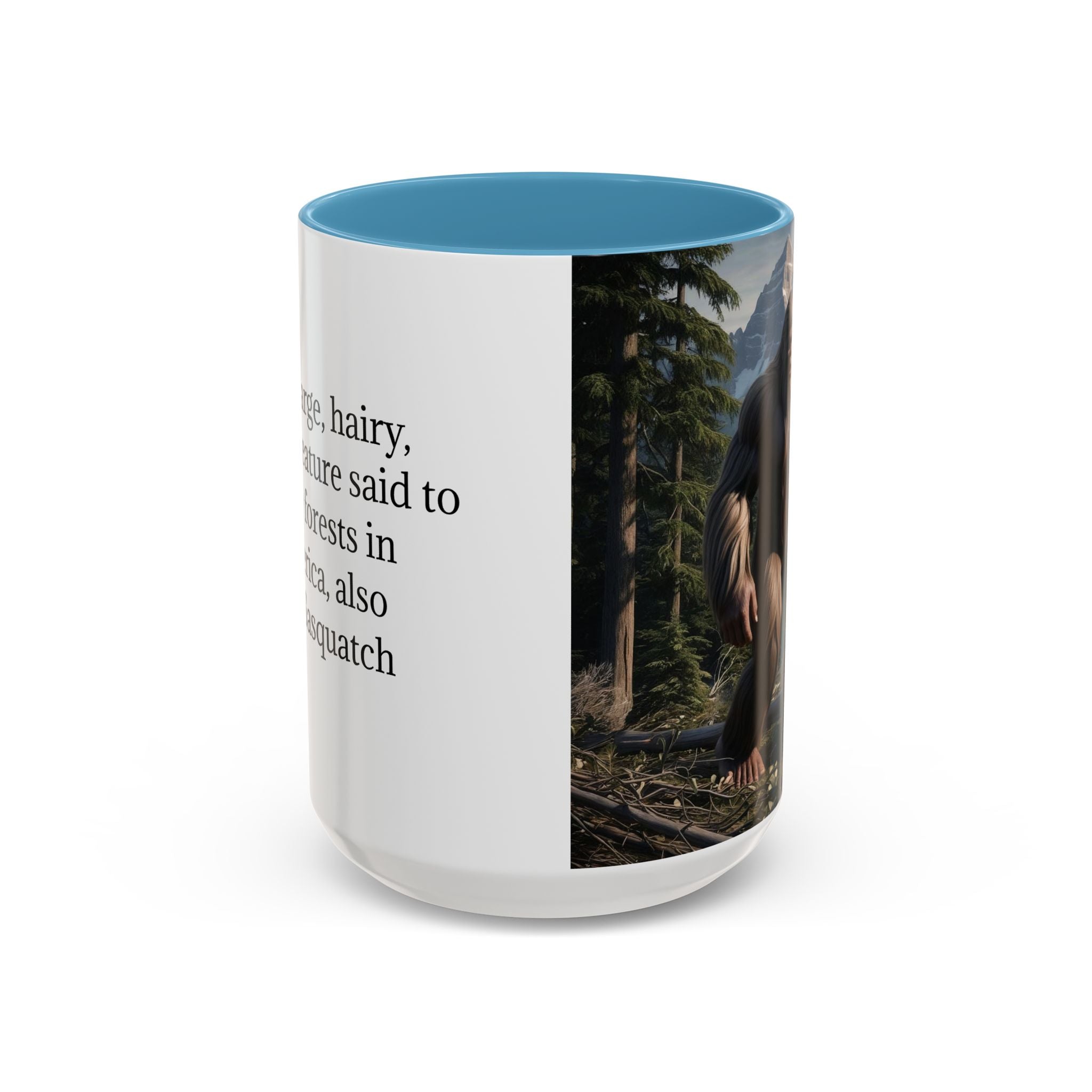 Bigfoot Mug: Sasquatch Coffee Cup, Mythical Creature, Camping Mugs for Men, Cryptozoology