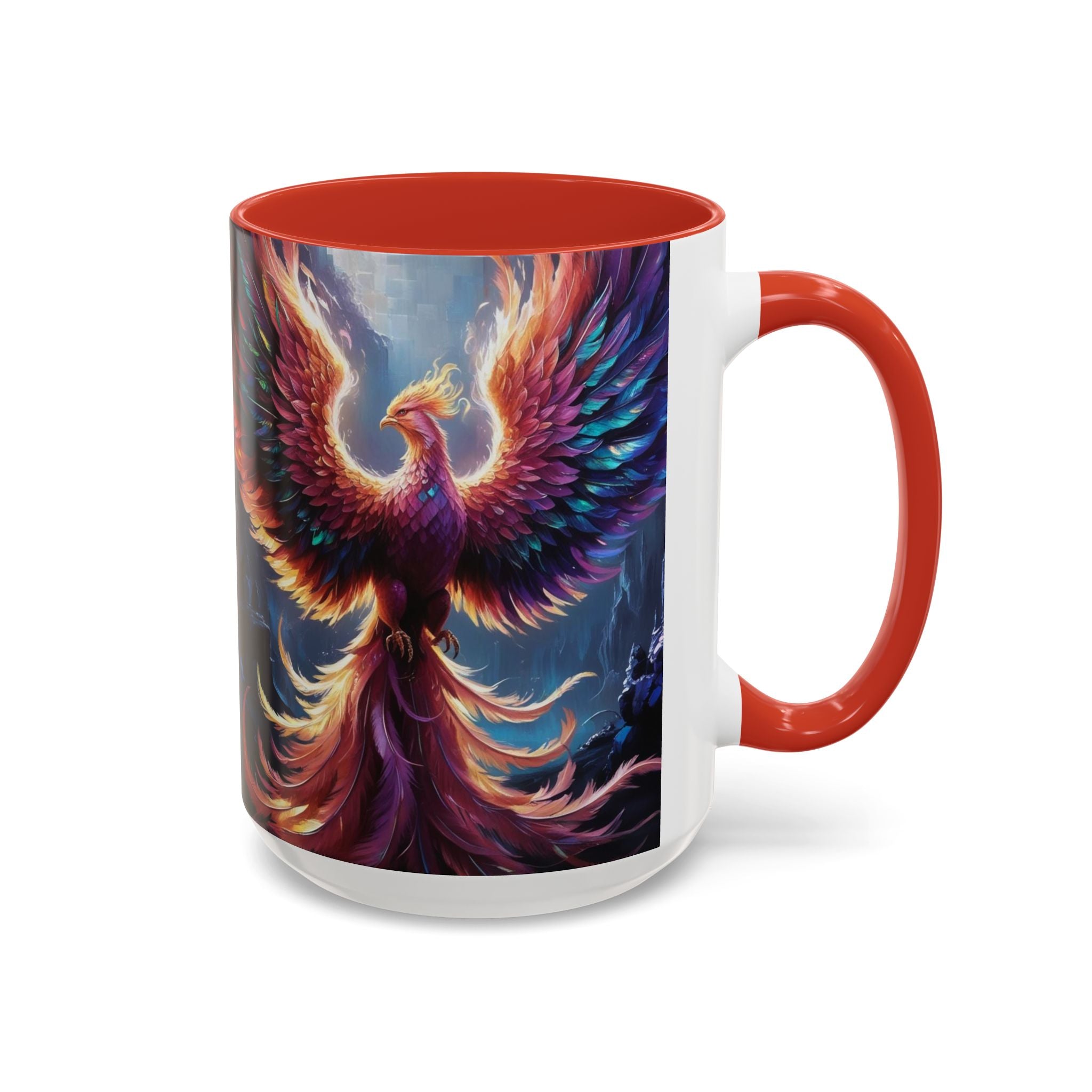 Phoenix Rising Coffee Mug: Firebird, Legendary Creature Coffee Cup, Gift for Women