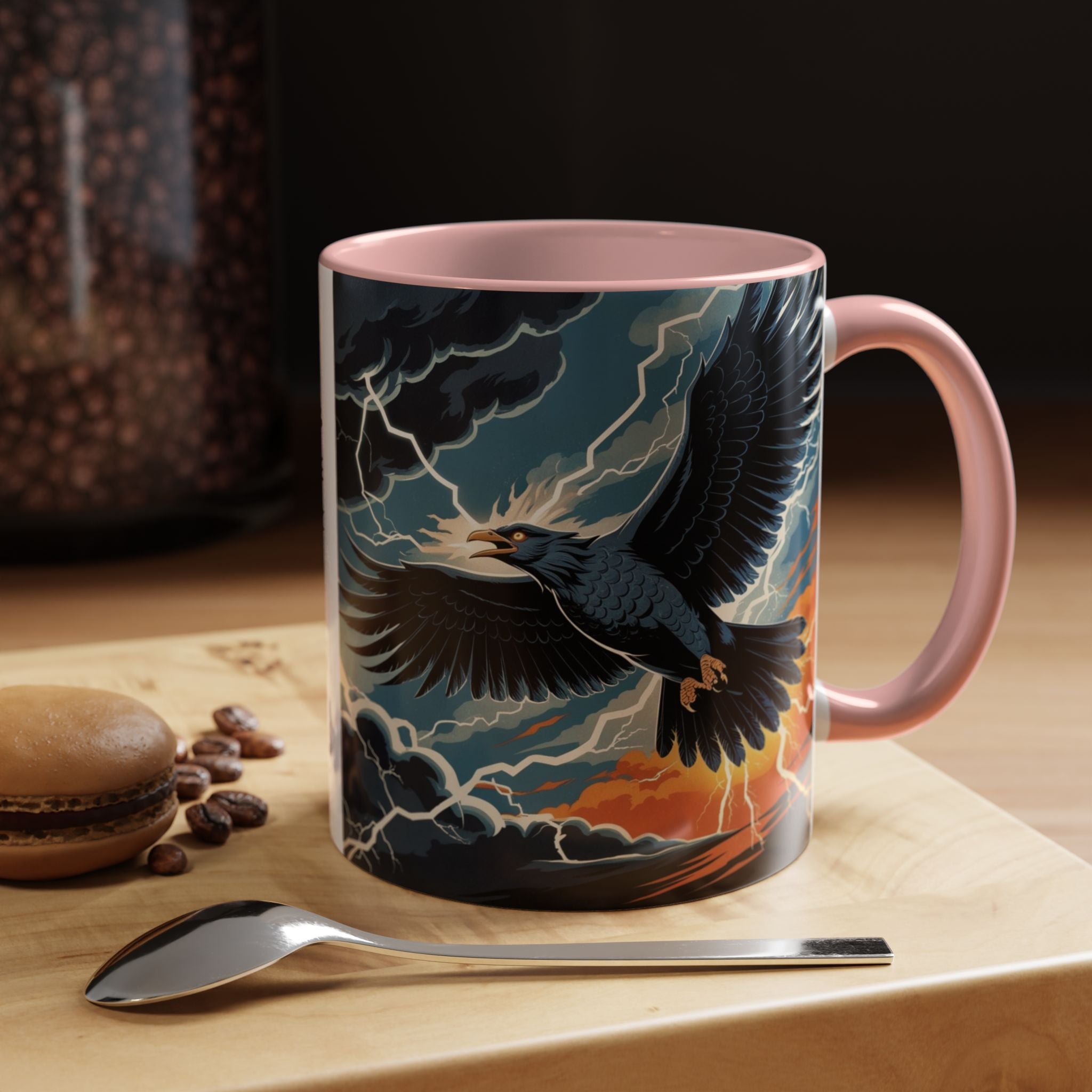 Thunderbird Coffee Cup: Native American Folklore, Legendary Creature, Coffee Mug Gift