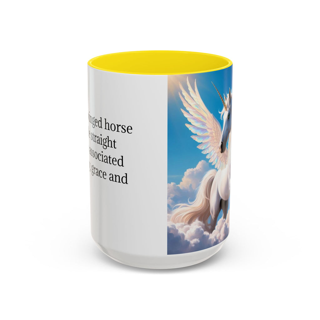 Unicorn Coffee Mug: Fairytale Alicorn, Mythical Creature, Enchanted Gift (Blue)