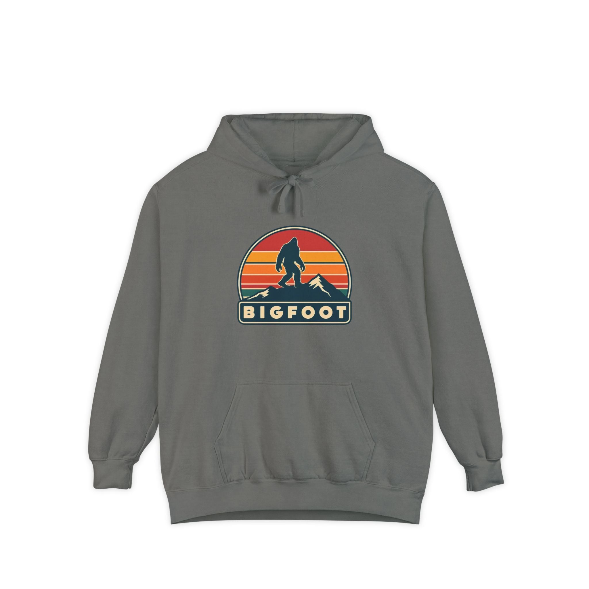 Bigfoot Hoodie Comfort Colors® | Sasquatch Sweatshirt, Cozy Unisex Pullover, Wilderness Adventure Apparel,