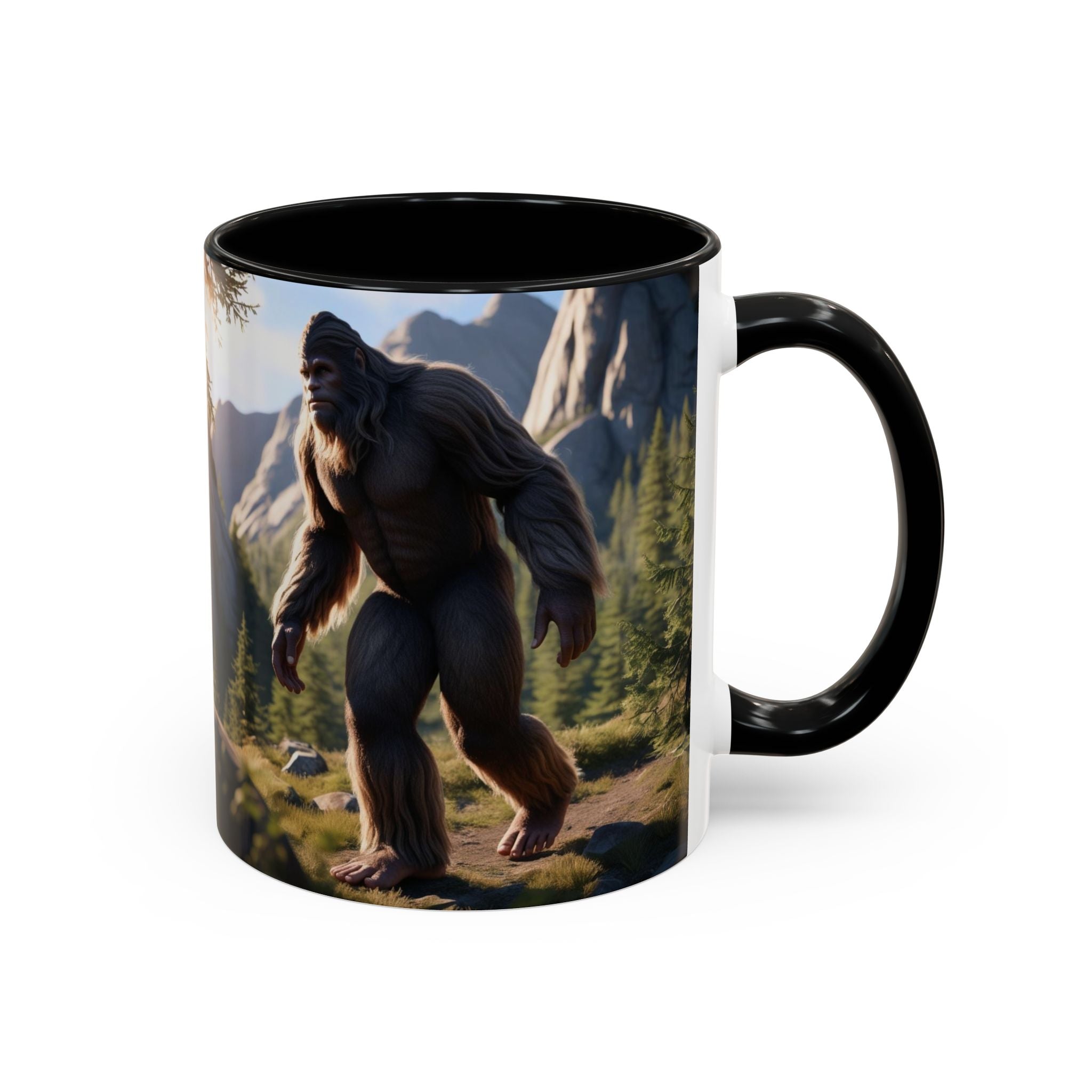 Bigfoot Coffee Cup: Sasquatch Coffee Mug, Pacific Northwest Cryptid, Mythical Creature