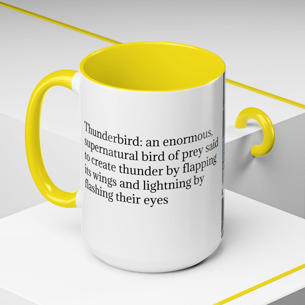 Thunderbird Coffee Cup: Native American Folklore, Legendary Creature, Coffee Mug Gift