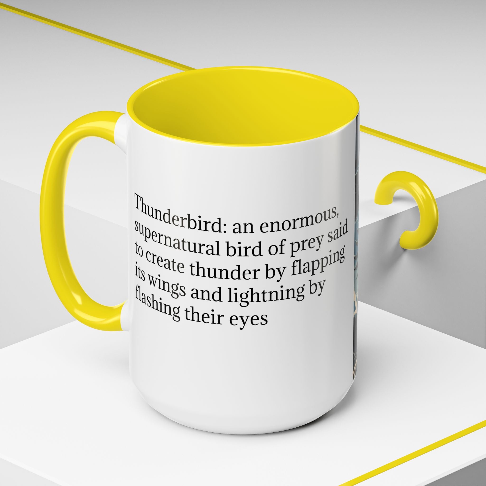 Thunderbird Coffee Cup: Native American Folklore, Legendary Creature, Coffee Mug Gift