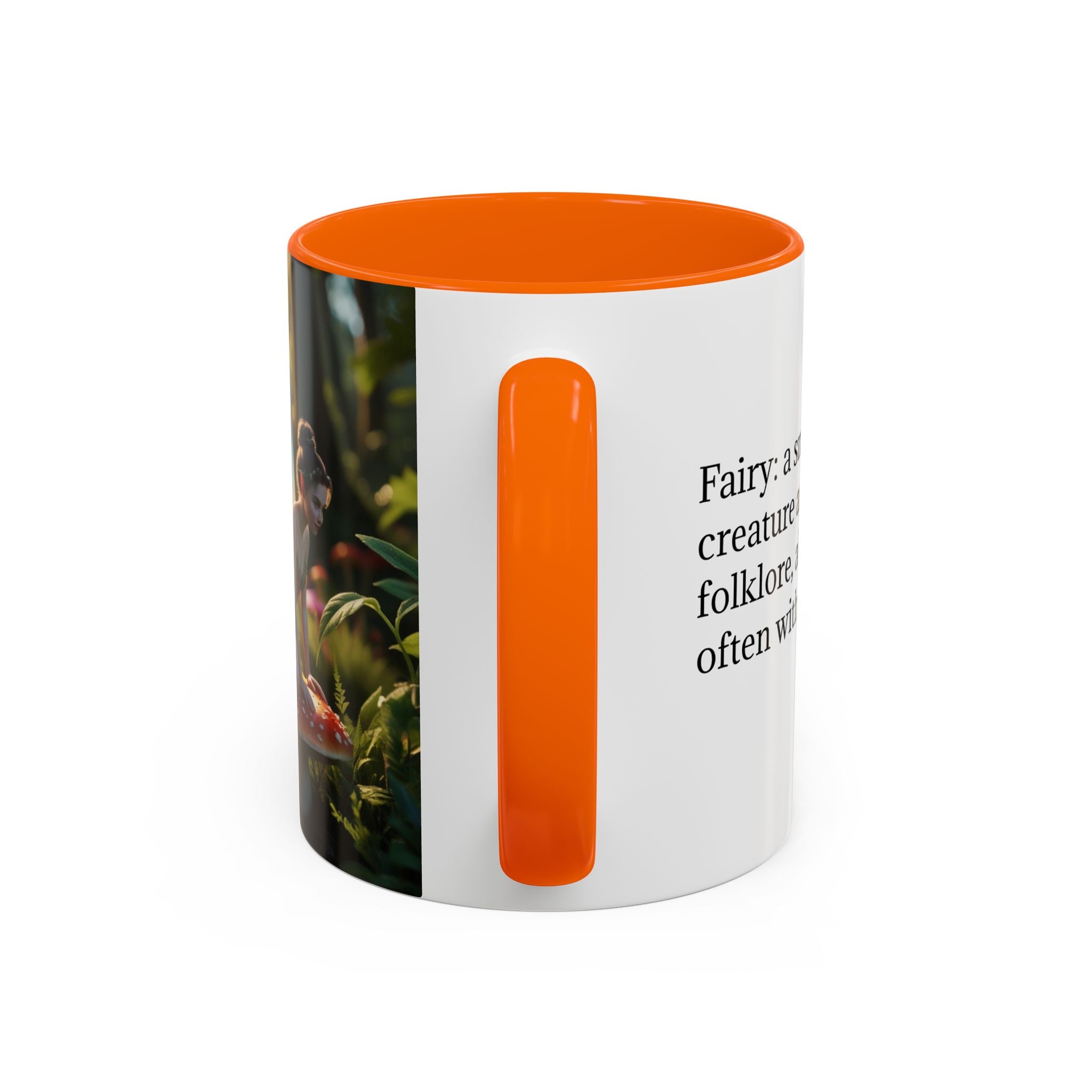Fairy Coffee Mug: Whimsical Gift, Enchanted Toadstool Pixie Garden, Cottagecore Teacup