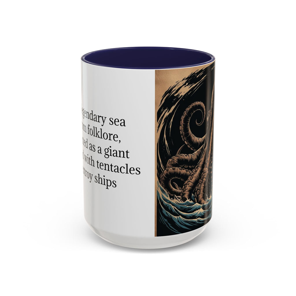 Kraken Coffee Mug: Giant Squid Coffee Cup, Sea Creature, Mugs for Men