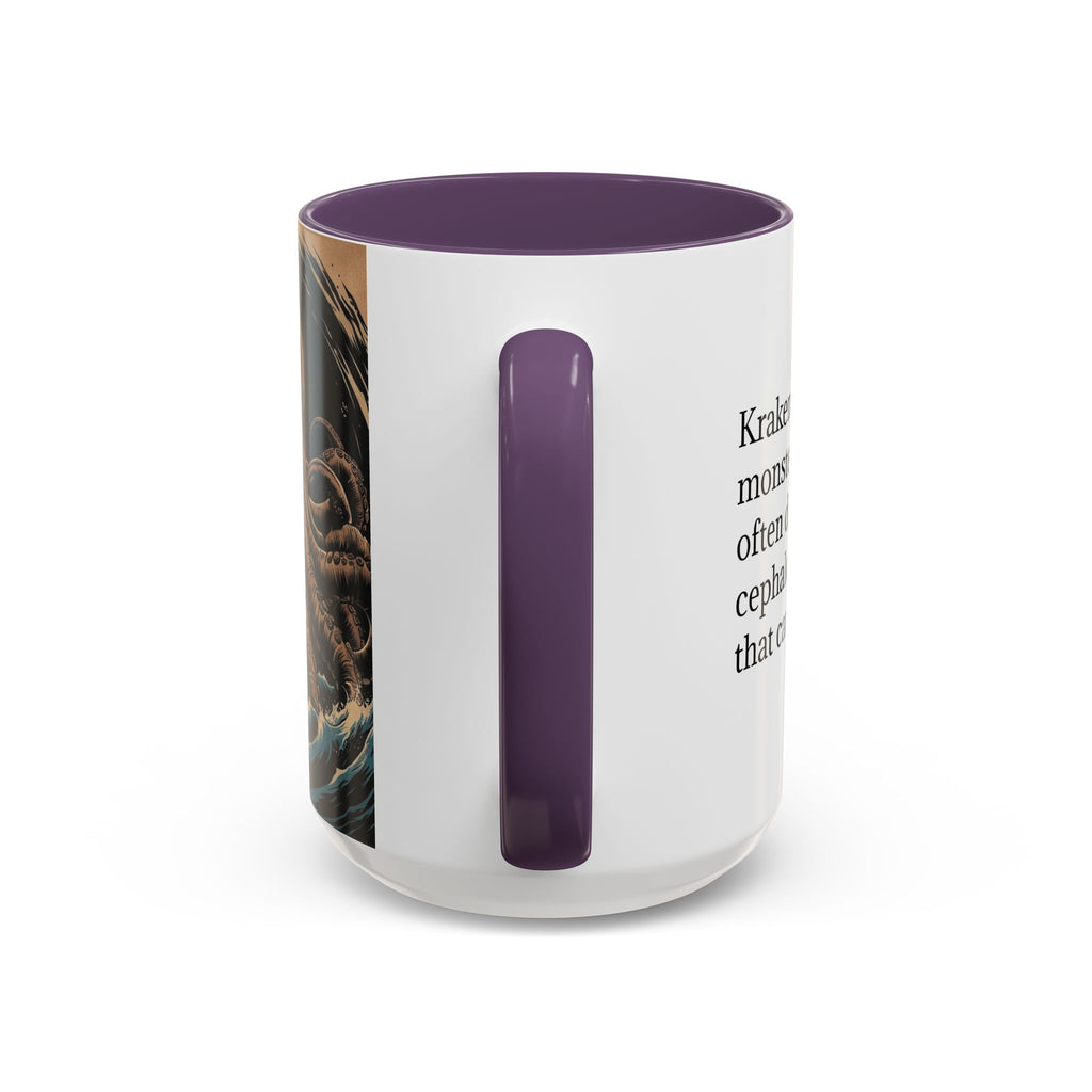 Kraken Coffee Mug: Giant Squid Coffee Cup, Sea Creature, Mugs for Men
