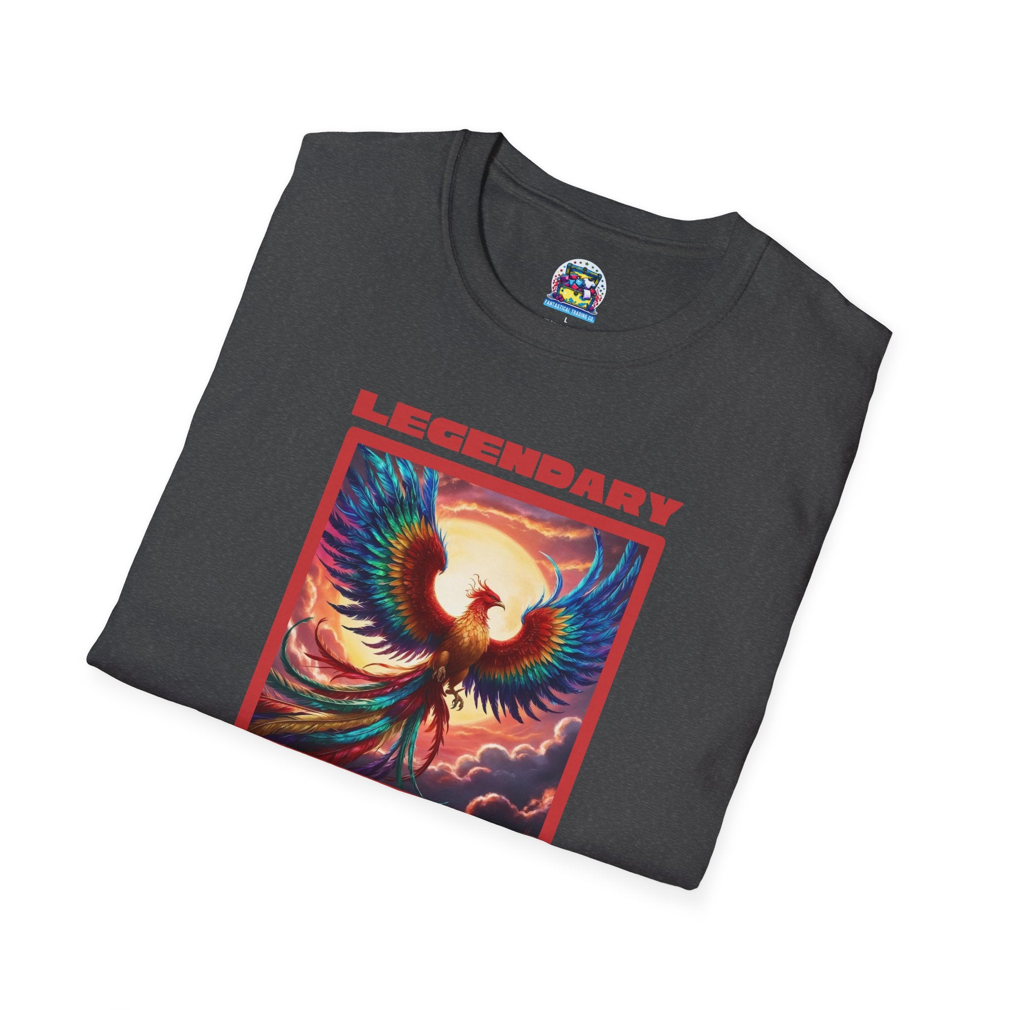 Phoenix Graphic Tee: Legendary Bird, Soft Cotton Shirt, Phoenix Rising Gift