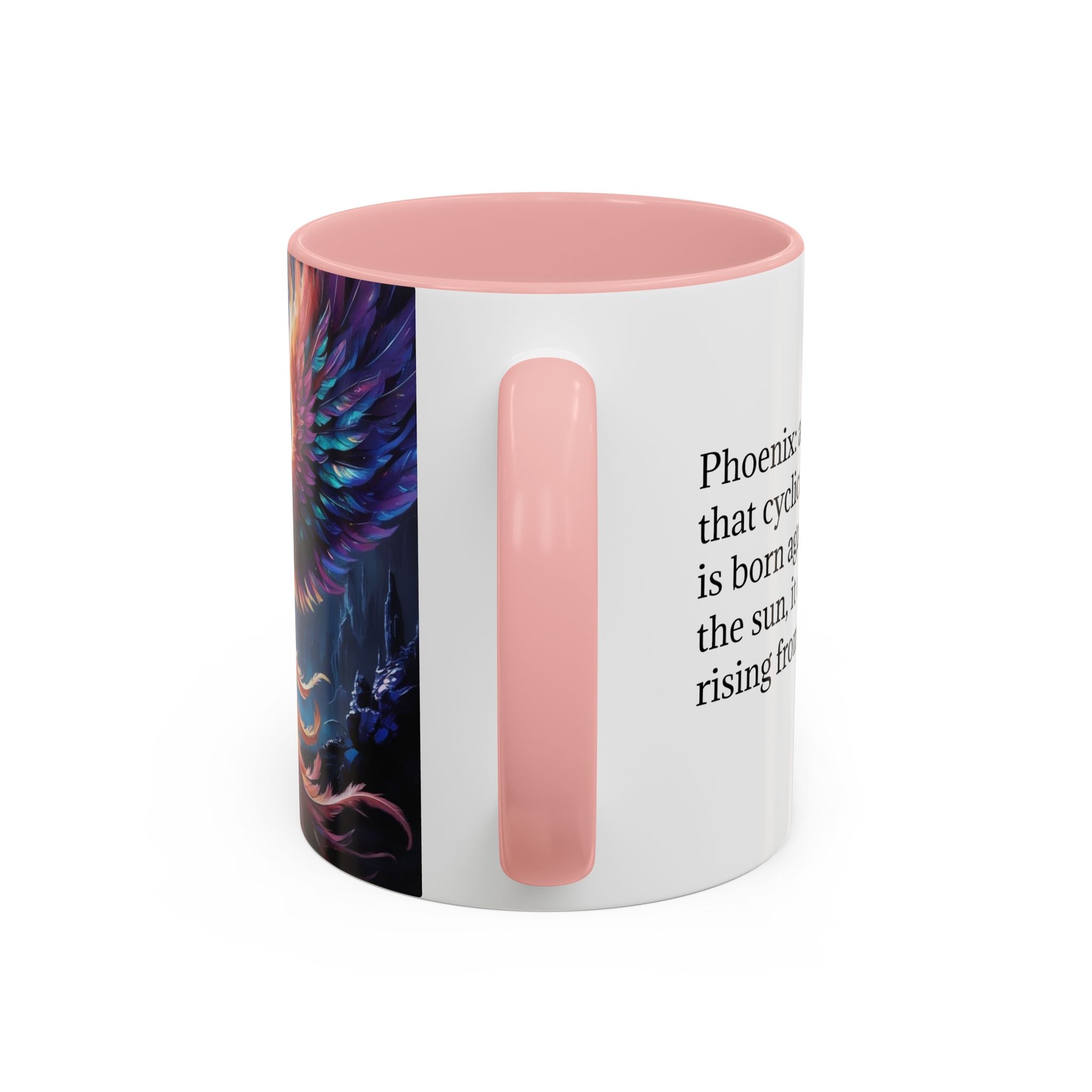 Phoenix Rising Coffee Mug: Firebird, Legendary Creature Coffee Cup, Gift for Women