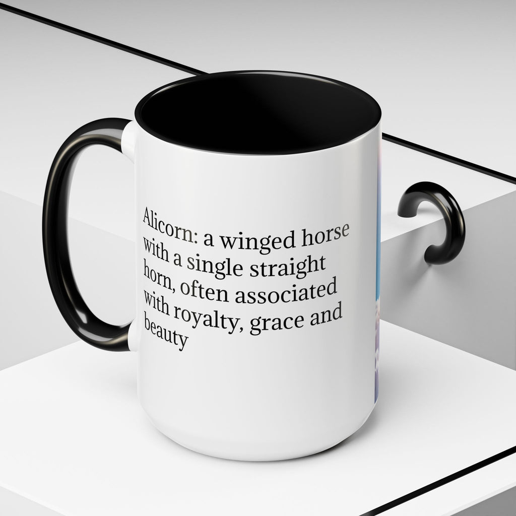 Unicorn Coffee Cup: Fantasy Alicorn Mug, Legendary Creature, Enchanted Gift (Purple)