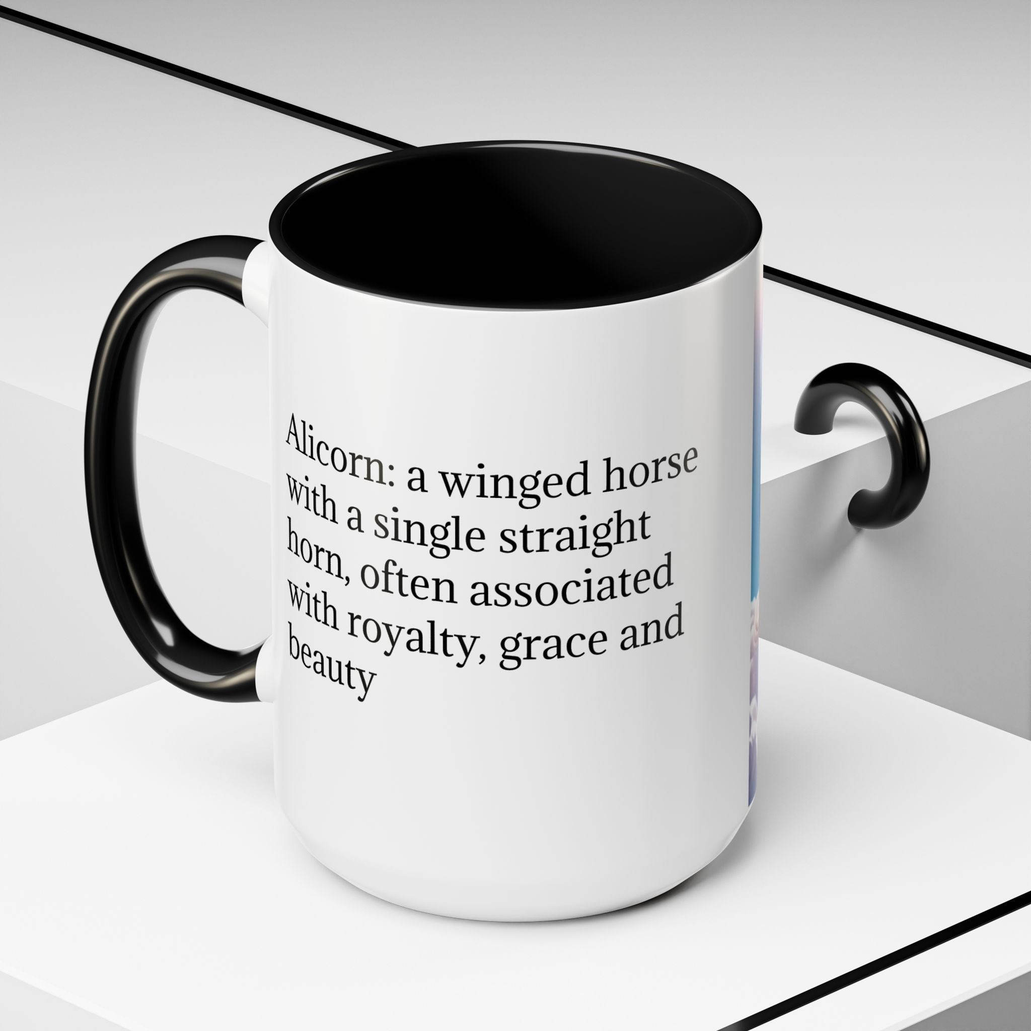 Unicorn Coffee Cup: Fantasy Alicorn Mug, Legendary Creature, Enchanted Gift (Purple)