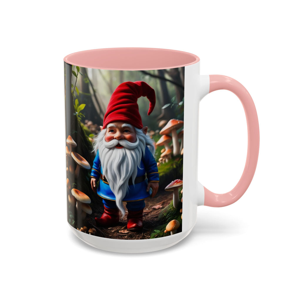 Gnome Coffee Mug: Nordic Folklore Gift, Scandinavian Nisse, Enchanted Mushroom Garden