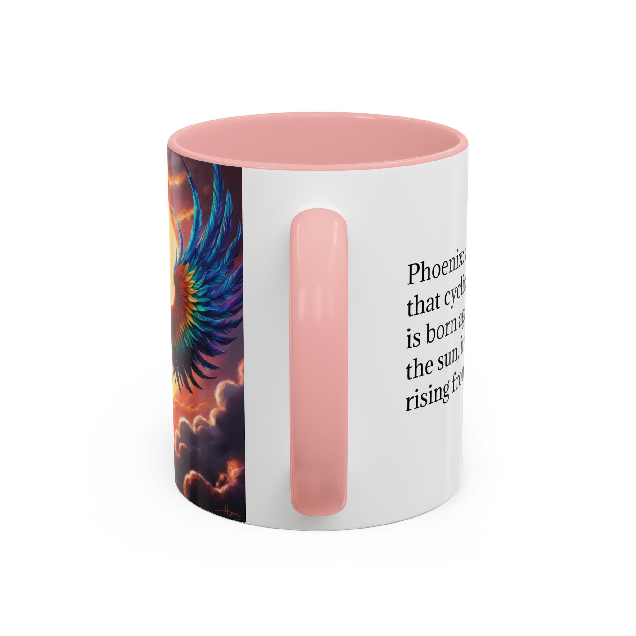 Phoenix Bird Coffee Cup: Mythical Creature, Firebird Coffee Mug, Rise from the Ashes