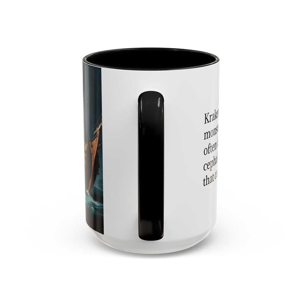 Kraken Coffee Mug: Giant Squid Coffee Cup, Legendary Monster, Nautical Gift