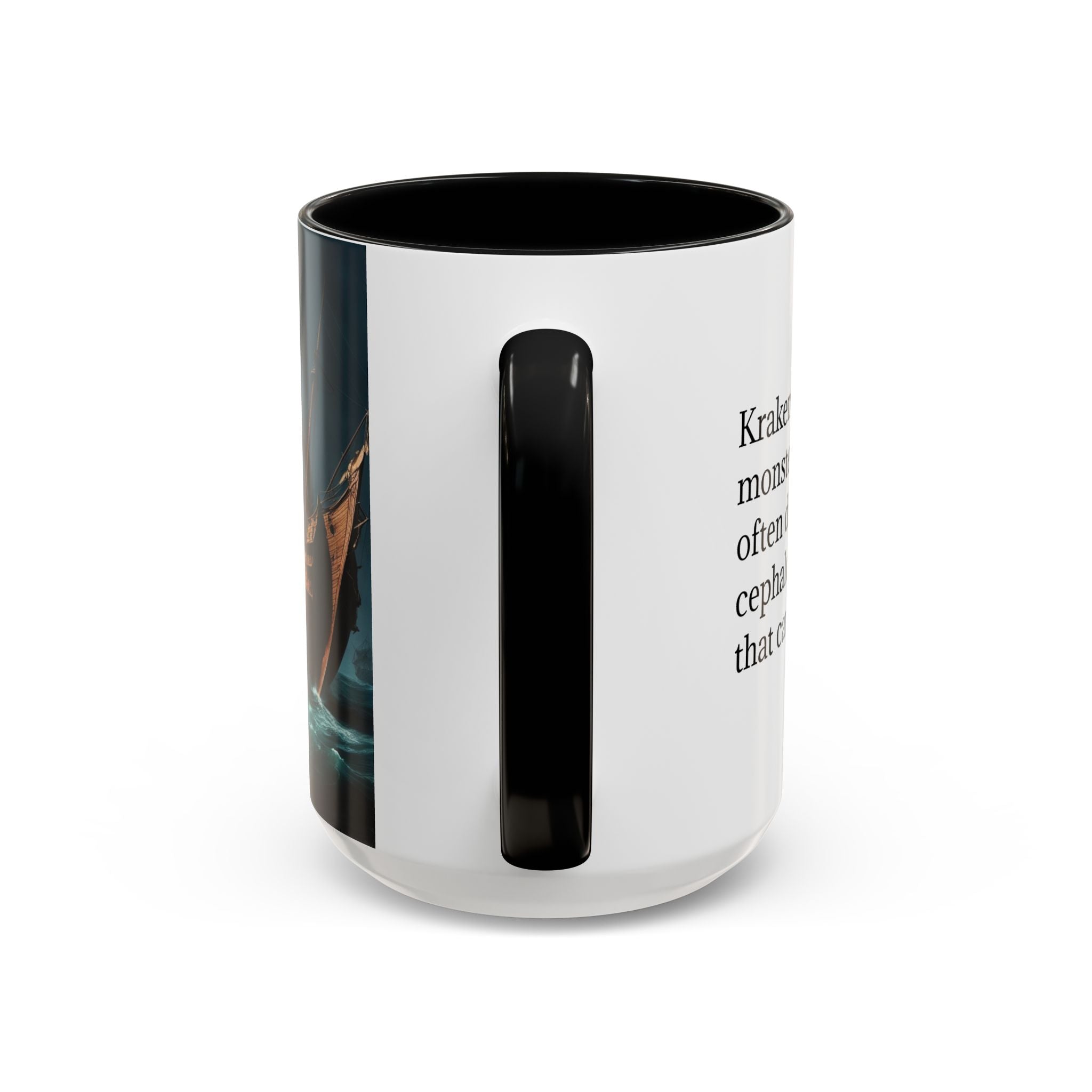 Kraken Coffee Mug: Giant Squid Coffee Cup, Legendary Monster, Nautical Gift