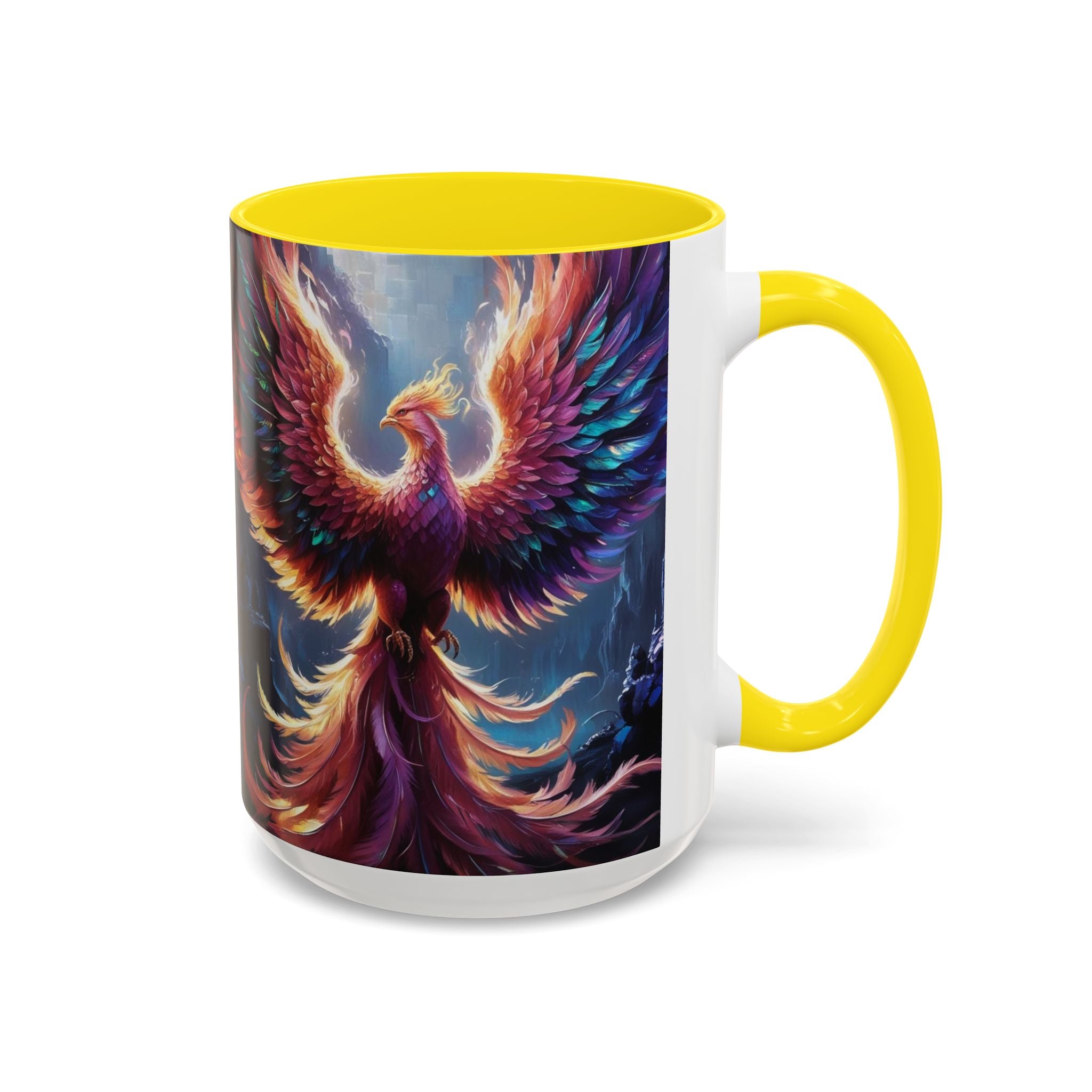 Phoenix Rising Coffee Mug: Firebird, Legendary Creature Coffee Cup, Gift for Women