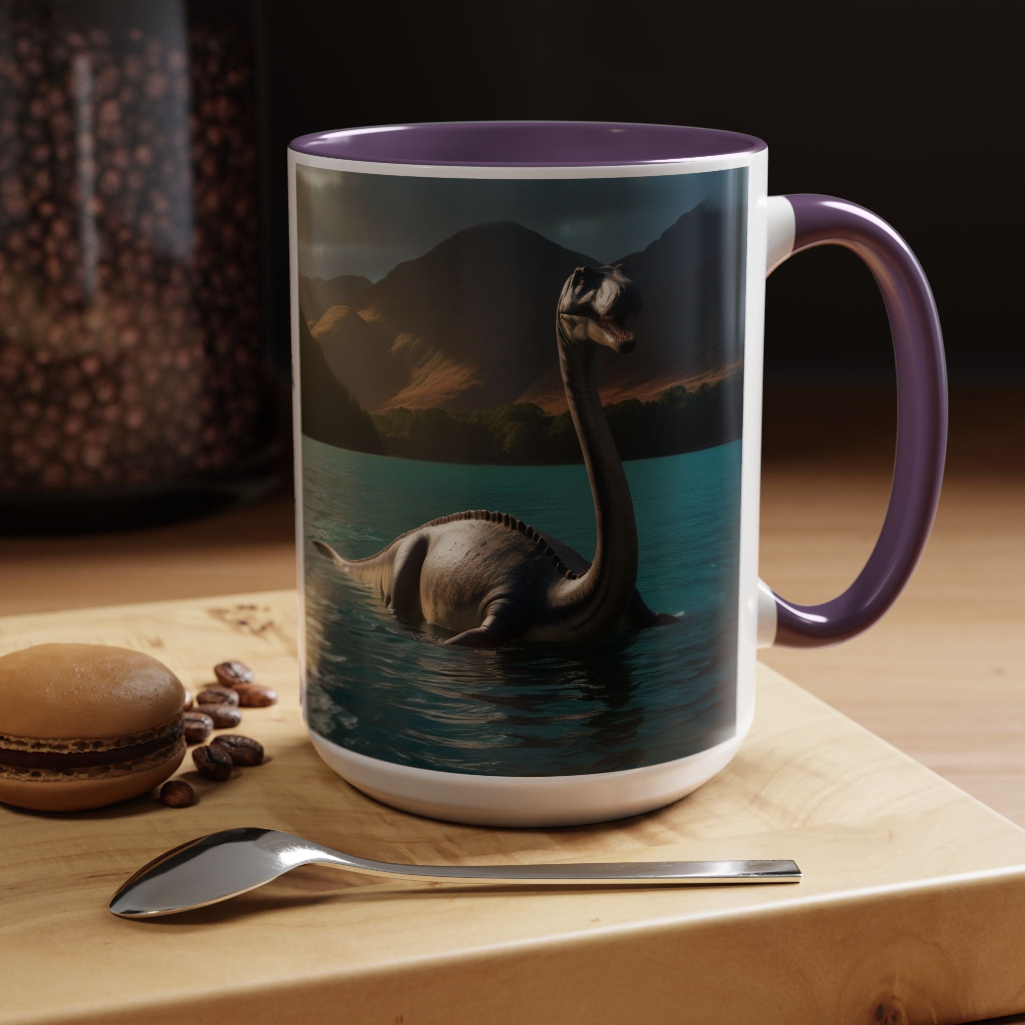 Loch Ness Monster Coffee Mug: Nessie Cryptid Gift, Scottish Sea Creature