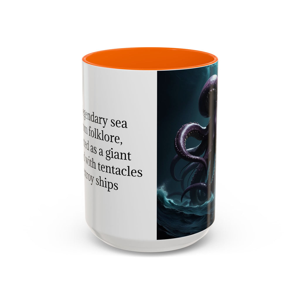 Kraken Coffee Cup: Giant Squid Coffee Mug, Mythical Creature, Octopus Gift