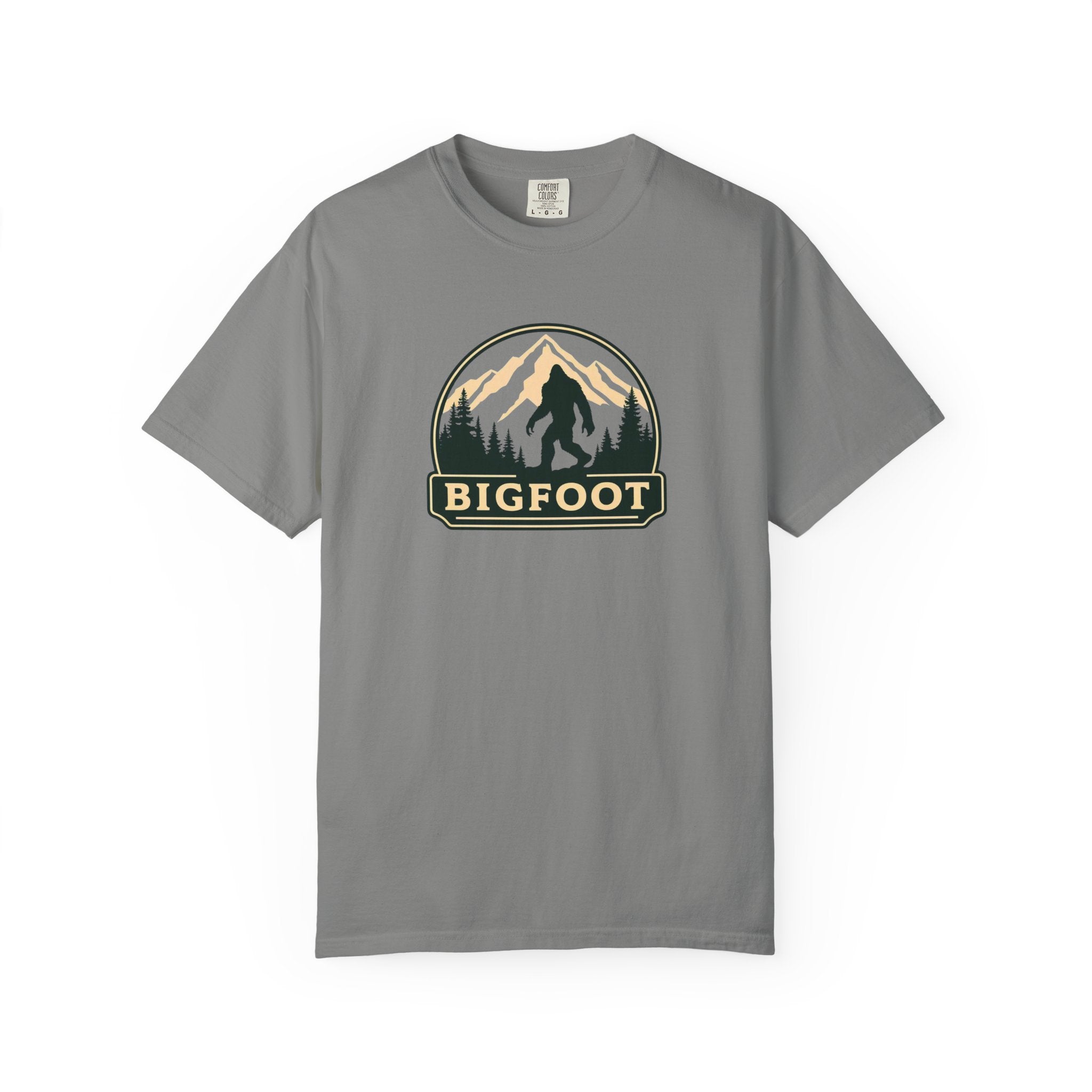 Sasquatch Camping TShirt | Bigfoot Graphic Tee, Comfort Colors®, Retro Hiking Shirt