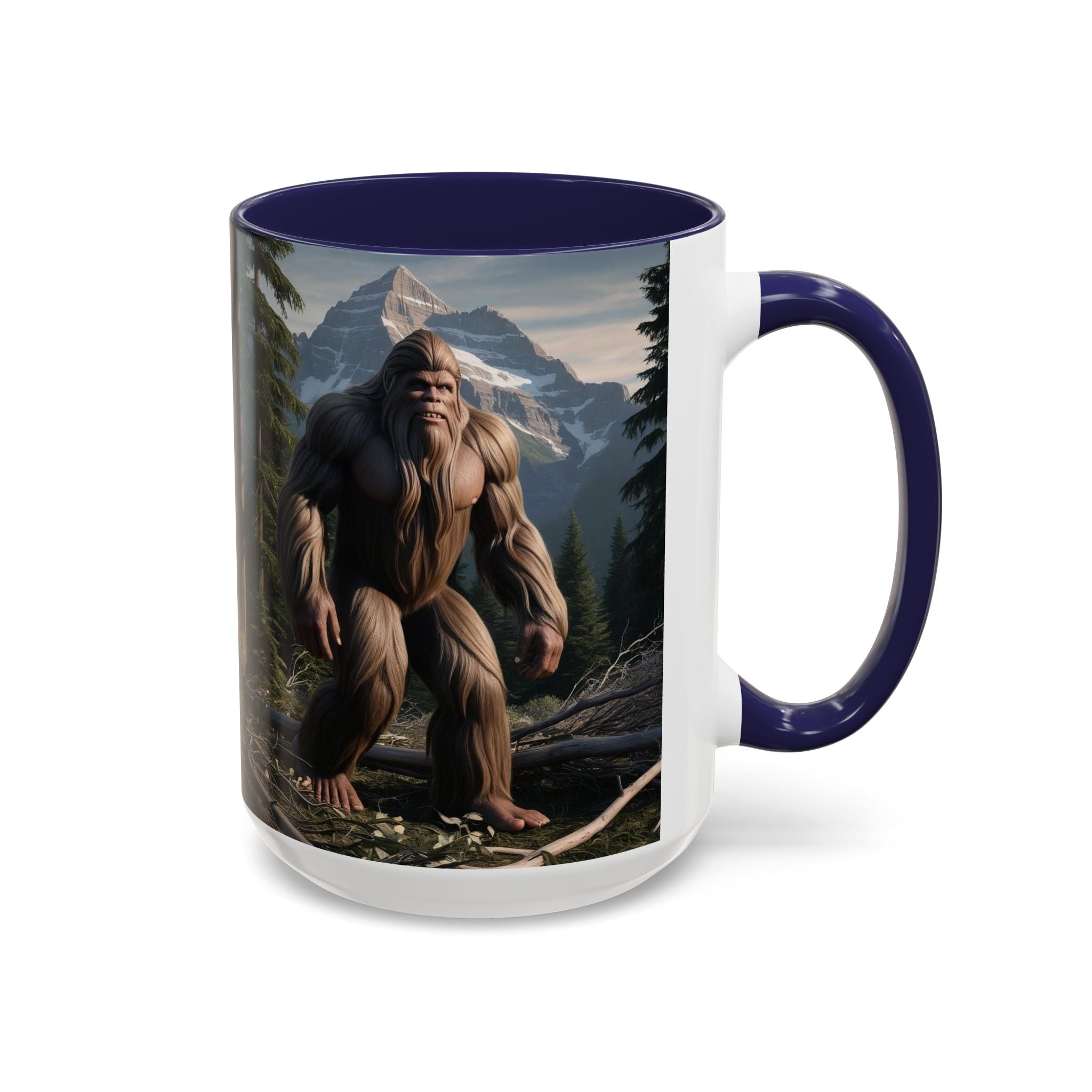 Bigfoot Mug: Sasquatch Coffee Cup, Mythical Creature, Camping Mugs for Men, Cryptozoology