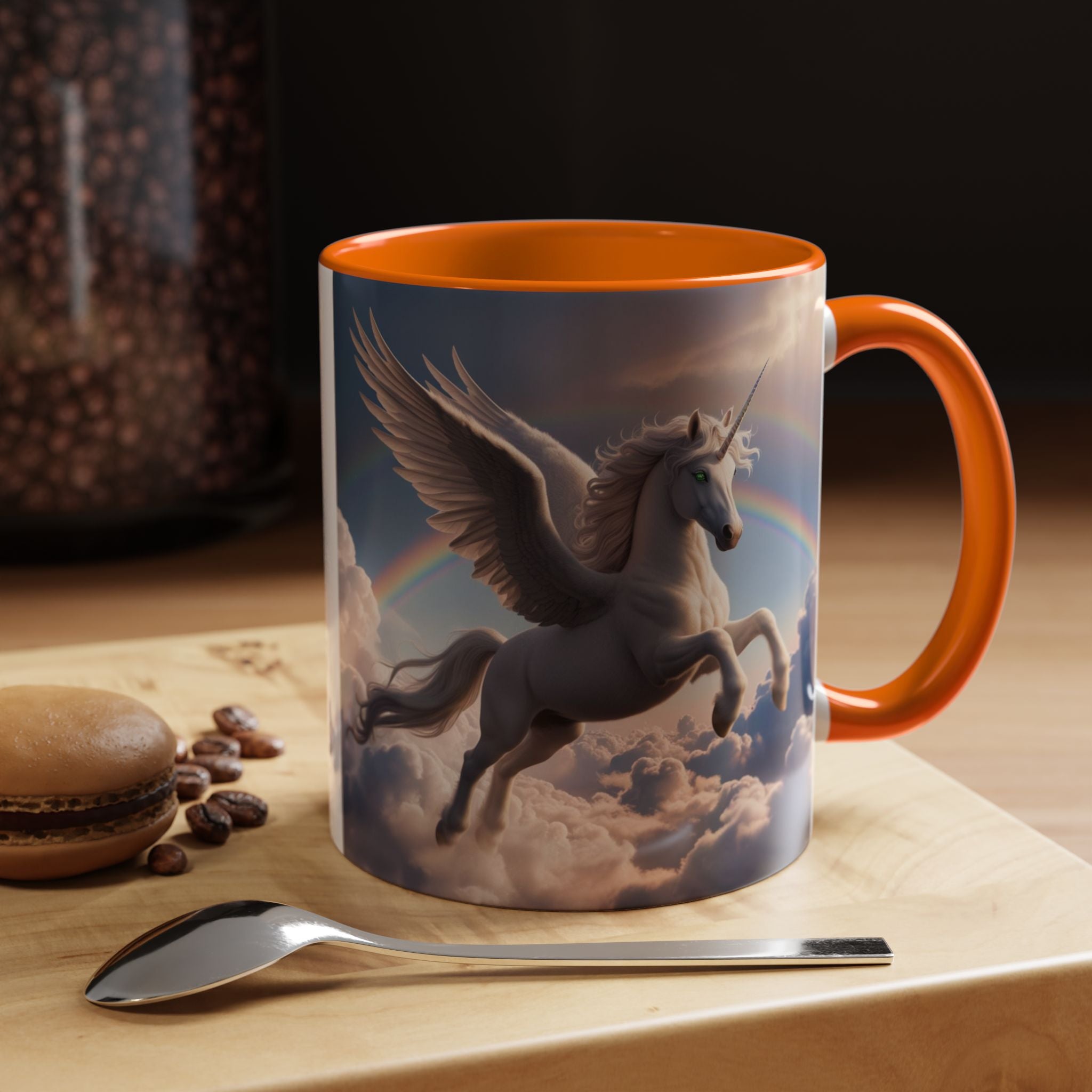 Unicorn Coffee Mug: Enchanted Alicorn, Mythical Creature, Fairytale Gift (Pink)