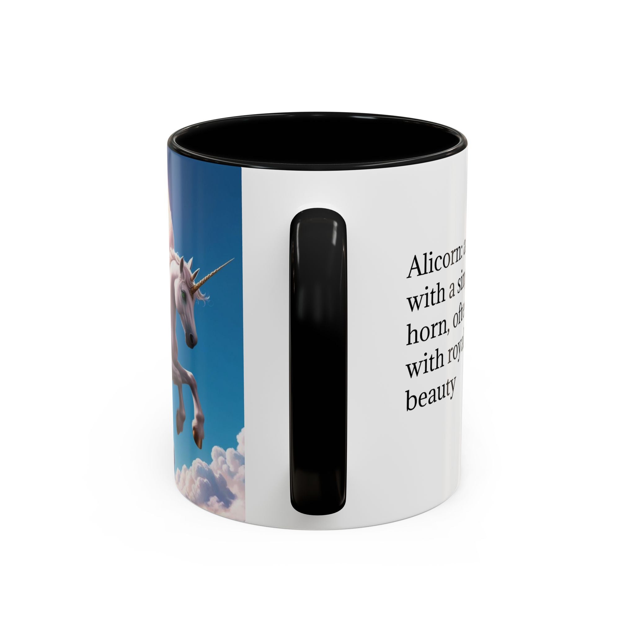 Unicorn Coffee Cup: Fantasy Alicorn Mug, Legendary Creature, Enchanted Gift (Purple)