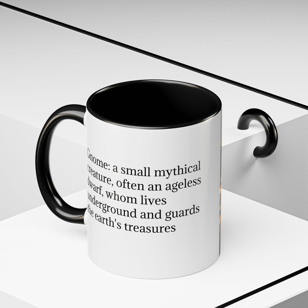 Gnome Coffee Mug: Nordic Folklore Gift, Scandinavian Nisse, Enchanted Mushroom Garden