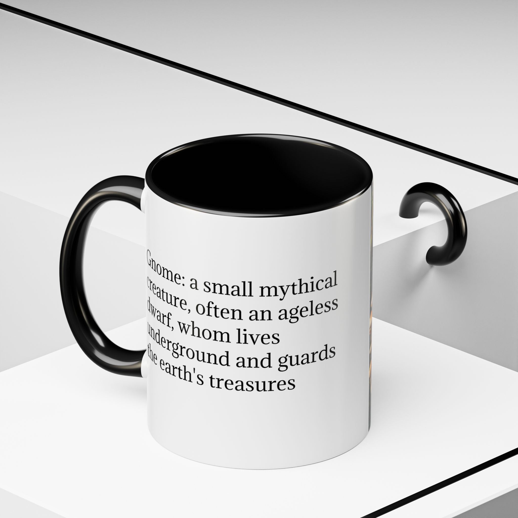 Gnome Coffee Mug: Nordic Folklore Gift, Scandinavian Nisse, Enchanted Mushroom Garden