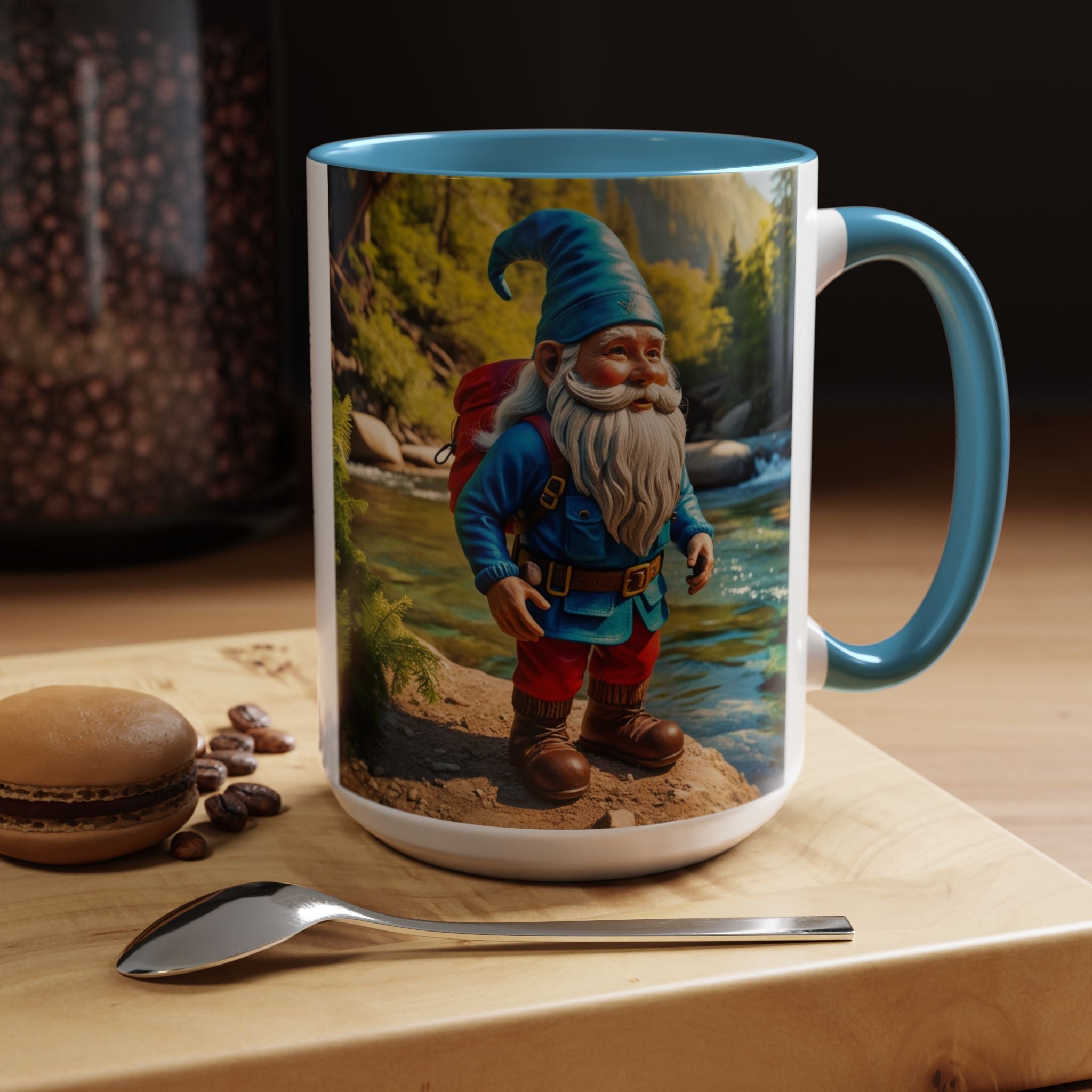 Gnome Mug: Nordic Folklore Gift, Scandinavian Nisse, Enchanted Creature Coffee Cup