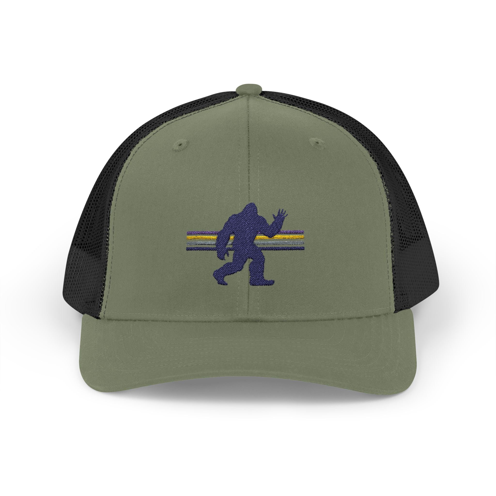 Bigfoot Baseball Cap: Sasquatch Trucker Hat, Snapback Hat, Embroidered Outdoor Gear