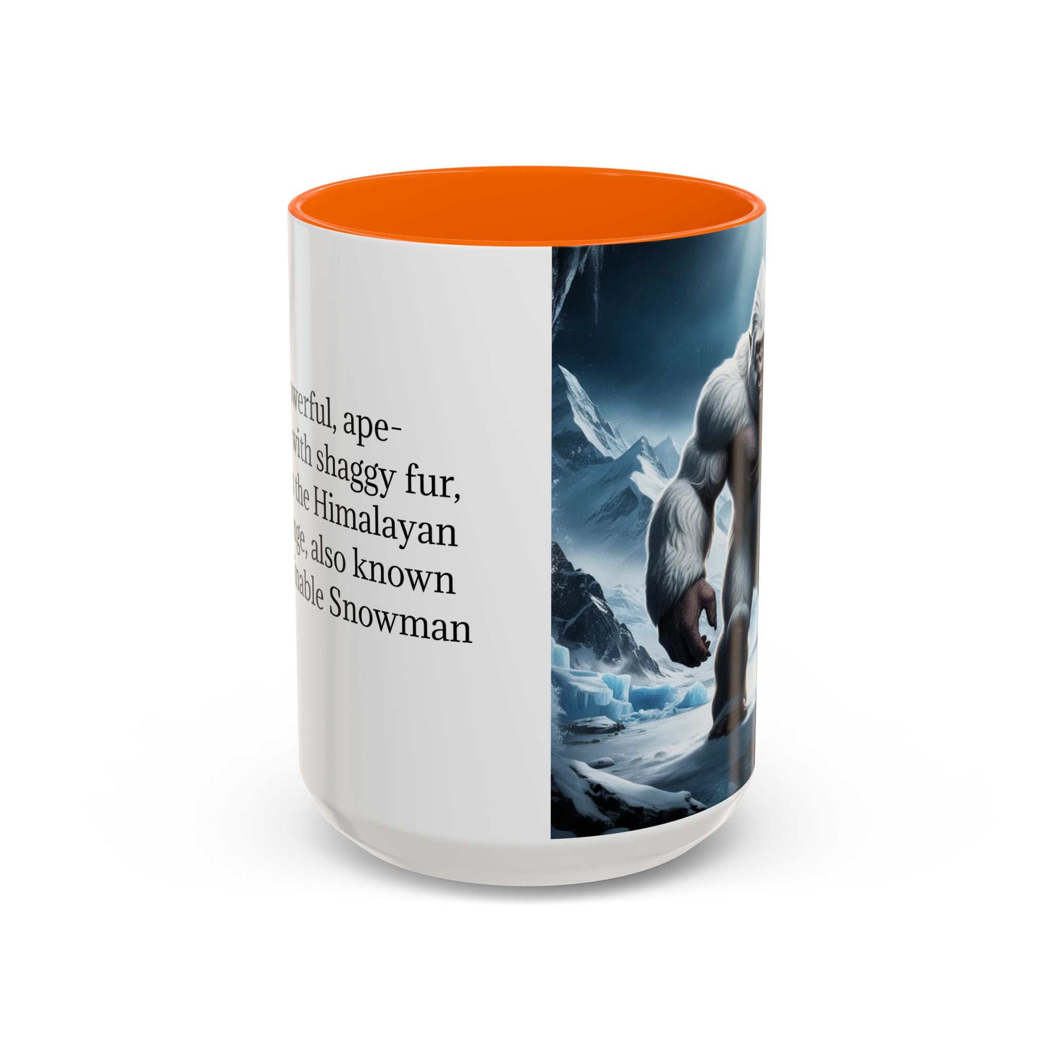 Yeti Coffee Mug: Abominable Snowman, Sasquatch Camping Gift, Himalayan Mountain Cryptid