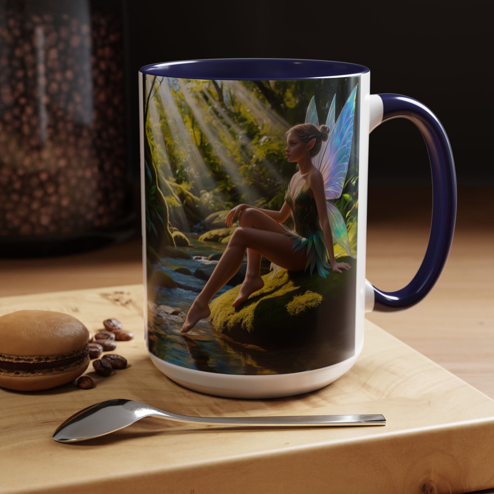 Fairy Garden Mug: Enchanted Forest Coffee Cup, Cottagecore Fantasy Gift
