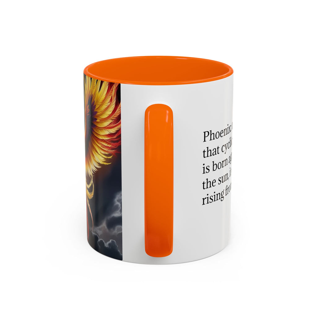 Phoenix Coffee Mug: Mythical Firebird Ceramic Cup, Fantasy Mug, Legendary Creature