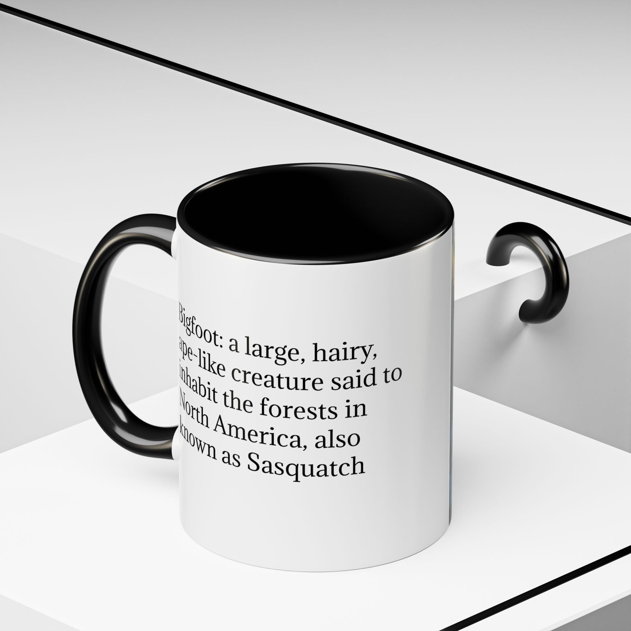 Bigfoot Coffee Mug: Sasquatch, Forest Cryptid, Mythical Creature, Camping Gift