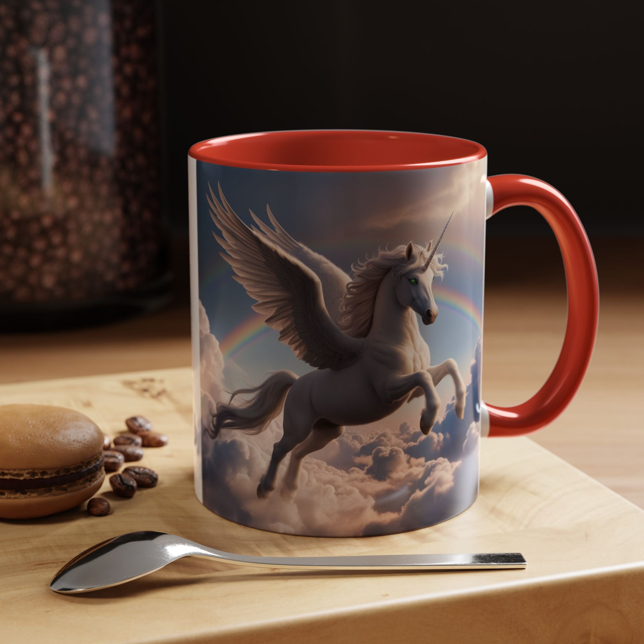 Unicorn Coffee Mug: Enchanted Alicorn, Mythical Creature, Fairytale Gift (Pink)