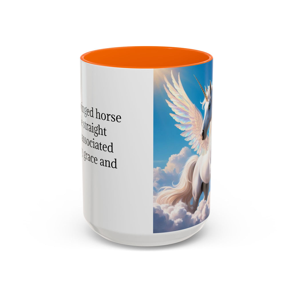 Unicorn Coffee Mug: Fairytale Alicorn, Mythical Creature, Enchanted Gift (Blue)