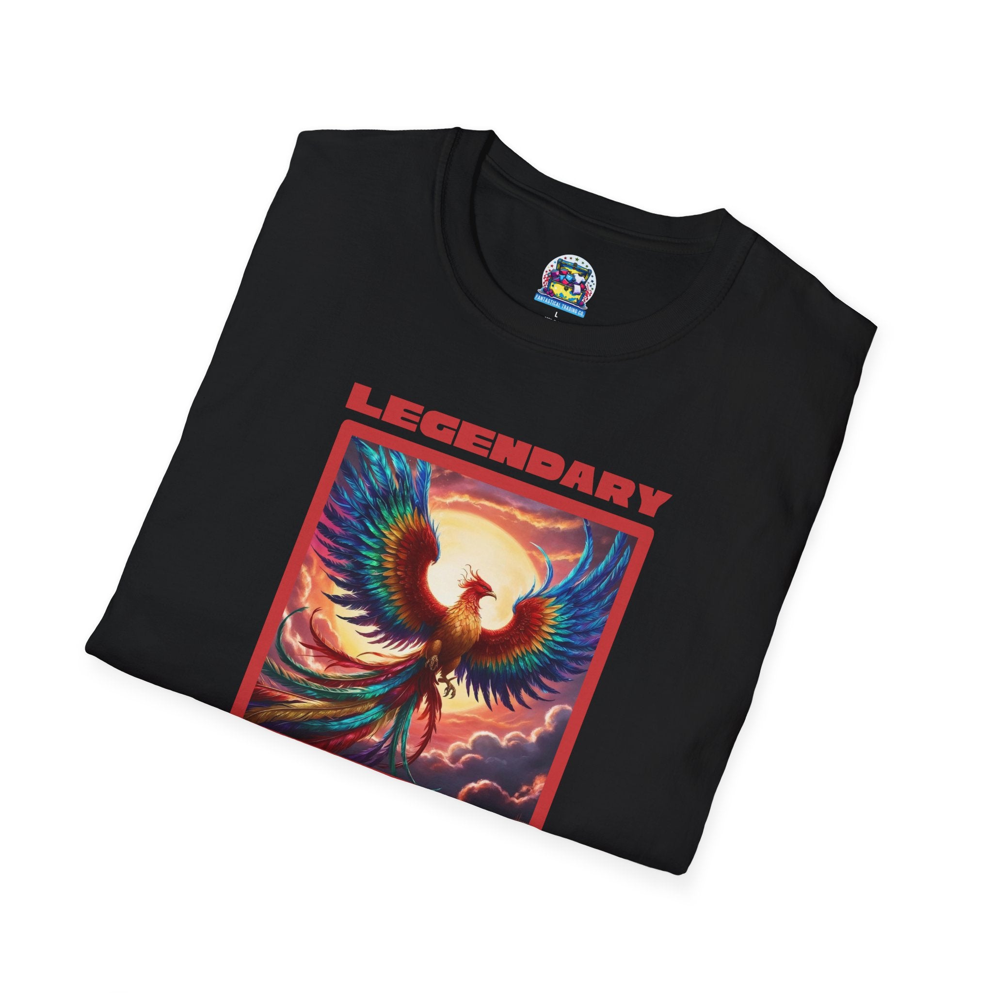 Phoenix Graphic Tee: Legendary Bird, Soft Cotton Shirt, Phoenix Rising Gift