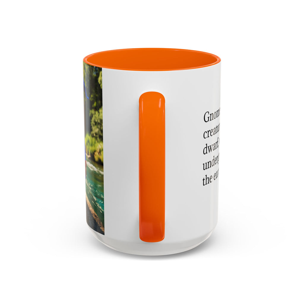 Gnome Coffee Mug:  Scandinavian Nisse, Nordic Folklore Gift, Enchanted Mushroom Garden