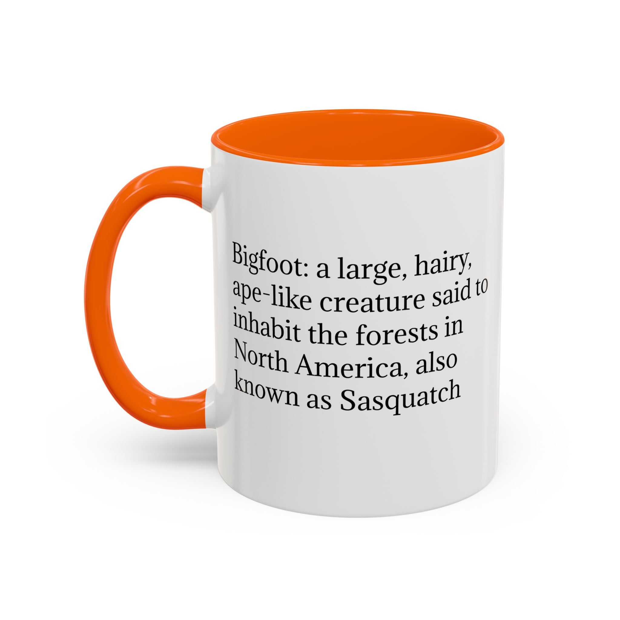 Bigfoot Coffee Mug: Sasquatch, Forest Cryptid, Mythical Creature, Camping Gift